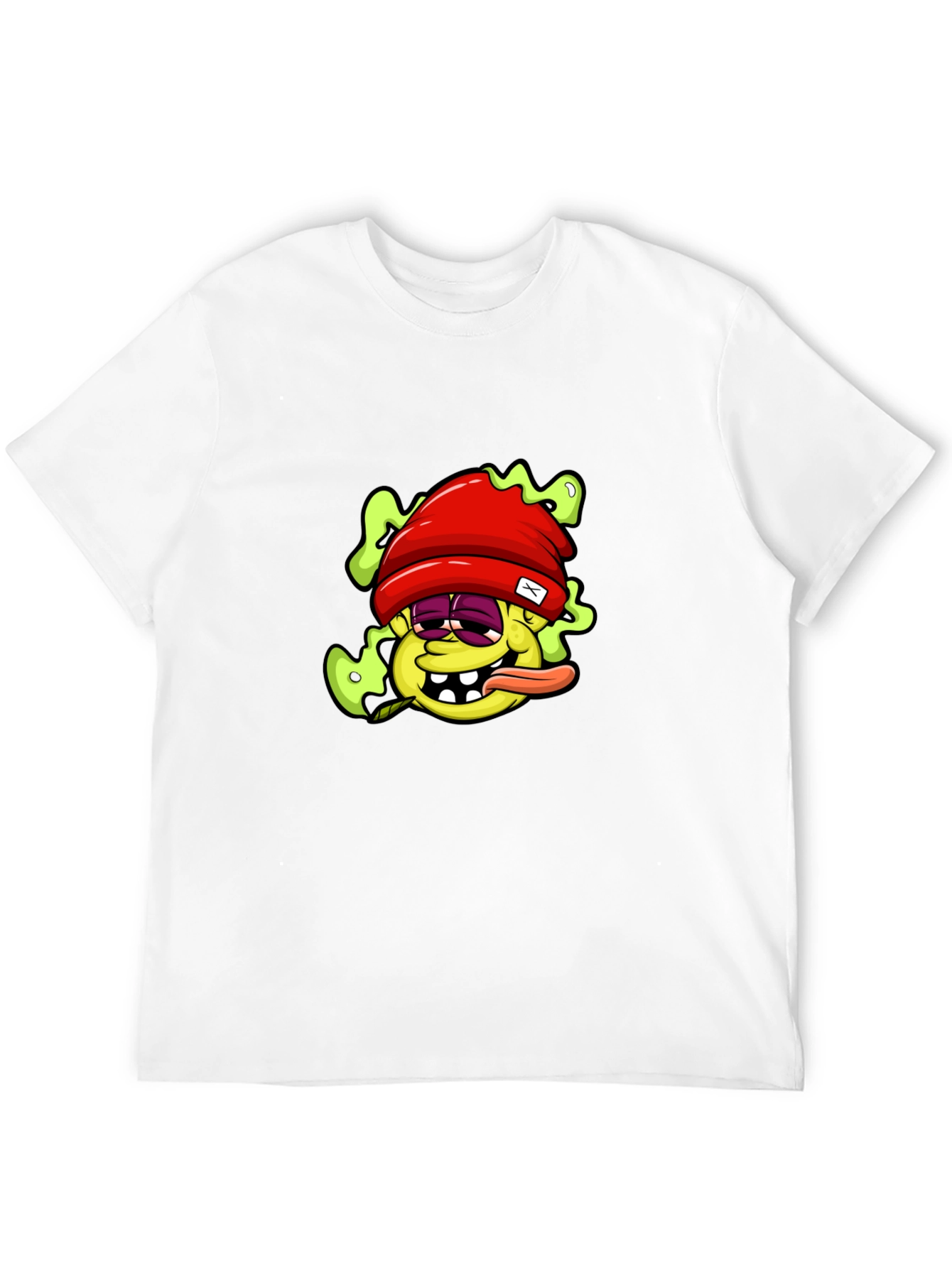 Cartoon Character Graphic Black T-Shirt