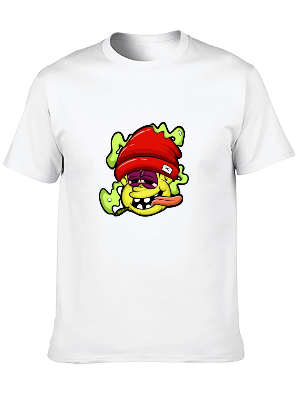 Cartoon Character Graphic Black T-Shirt