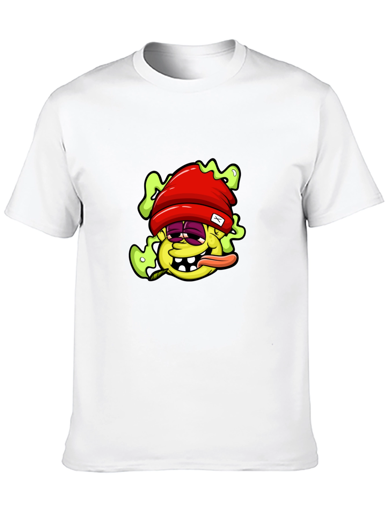 Cartoon Character Graphic Black T-Shirt