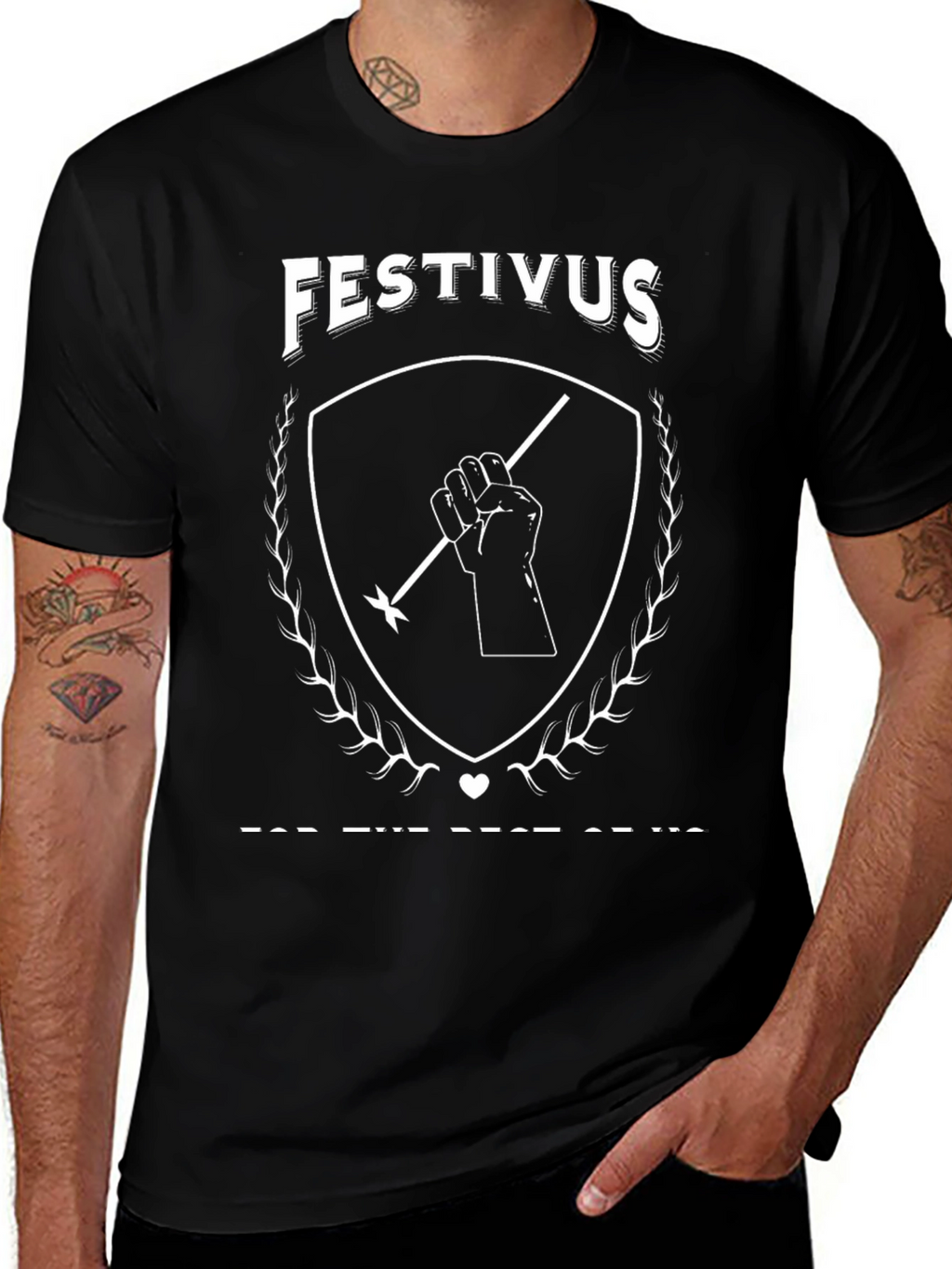 Festivus T-Shirt Black Novelty Holiday Tee