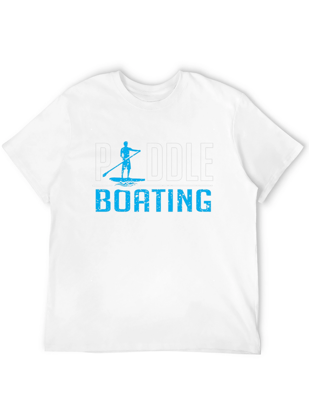 Paddle Boating T-Shirt - Black Graphic Tee