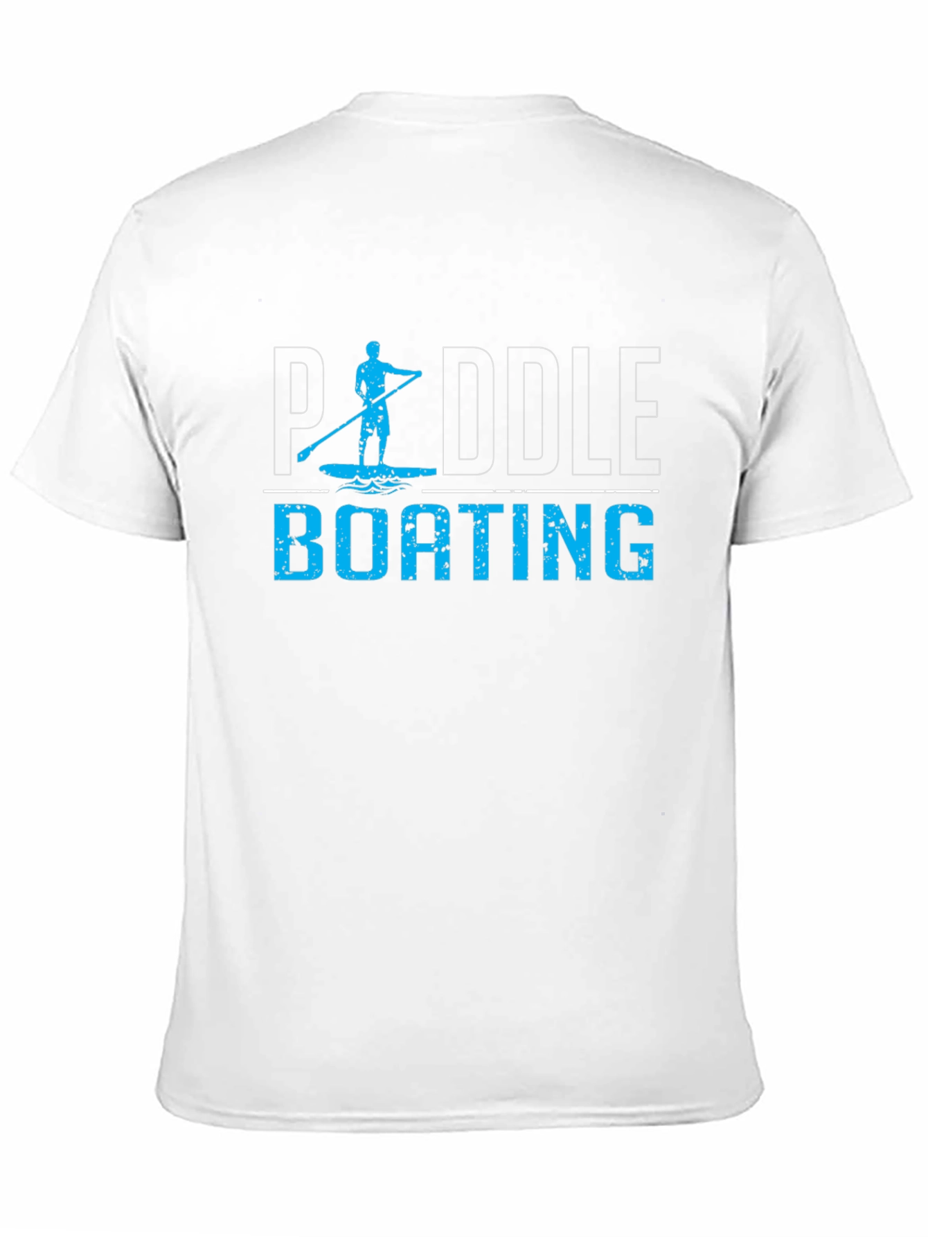 Paddle Boating T-Shirt - Black Graphic Tee