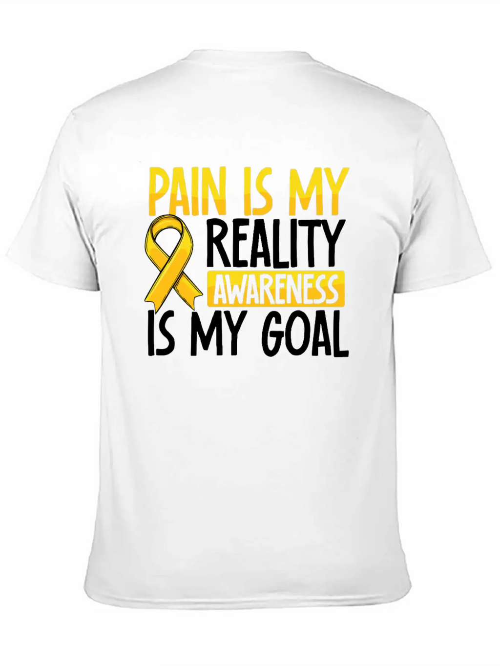 Pain Is My Reality Awareness Is My Goal Endo Relaxed Everyday Tee – Lightweight And Durable Cotton
