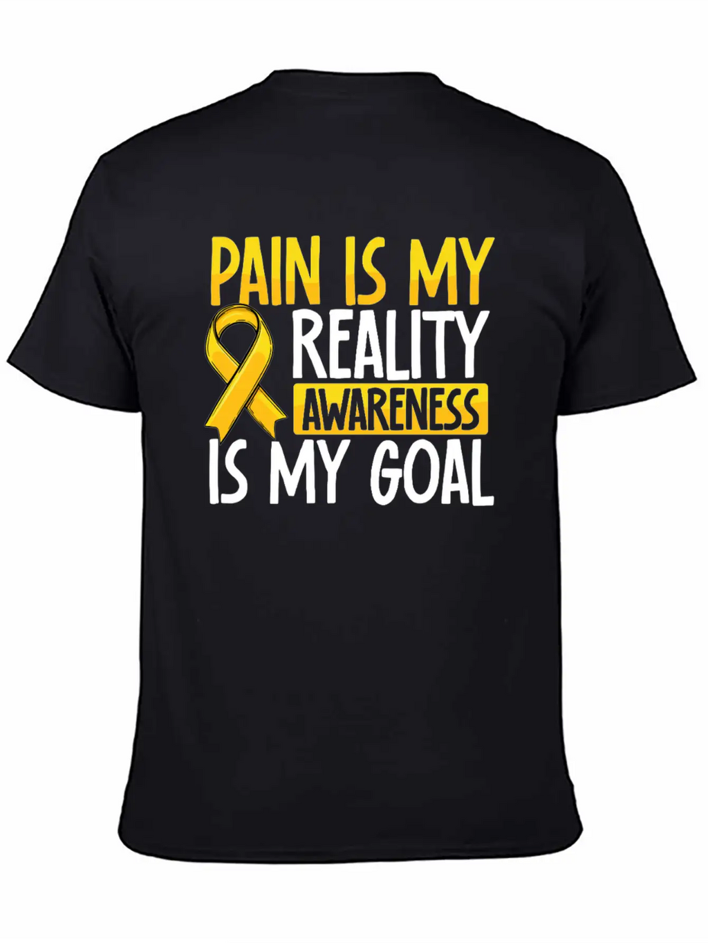 Pain Is My Reality Awareness Is My Goal Endo Relaxed Everyday Tee – Lightweight And Durable Cotton
