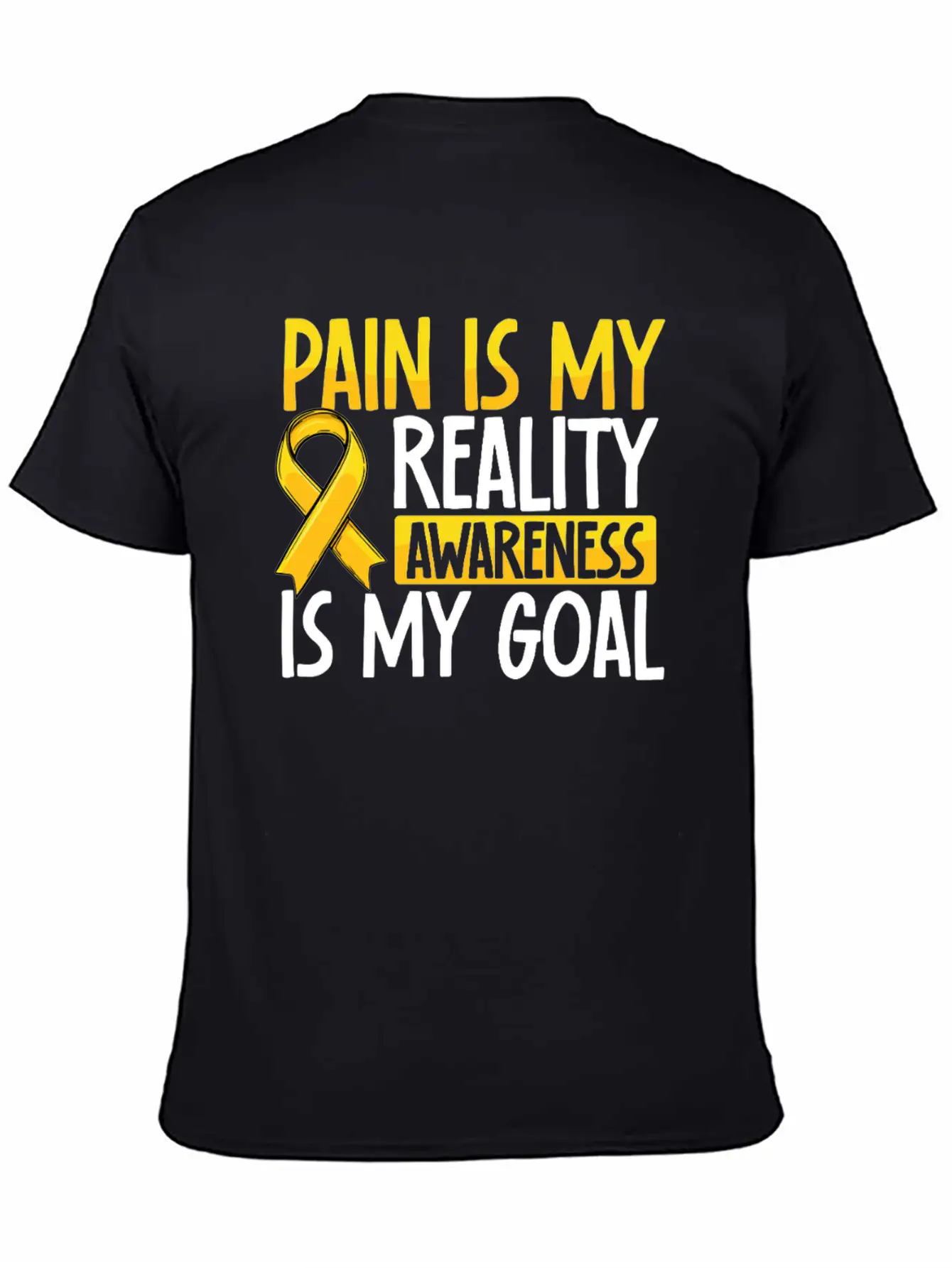Pain Is My Reality Awareness Is My Goal Endo Relaxed Everyday Tee – Lightweight And Durable Cotton