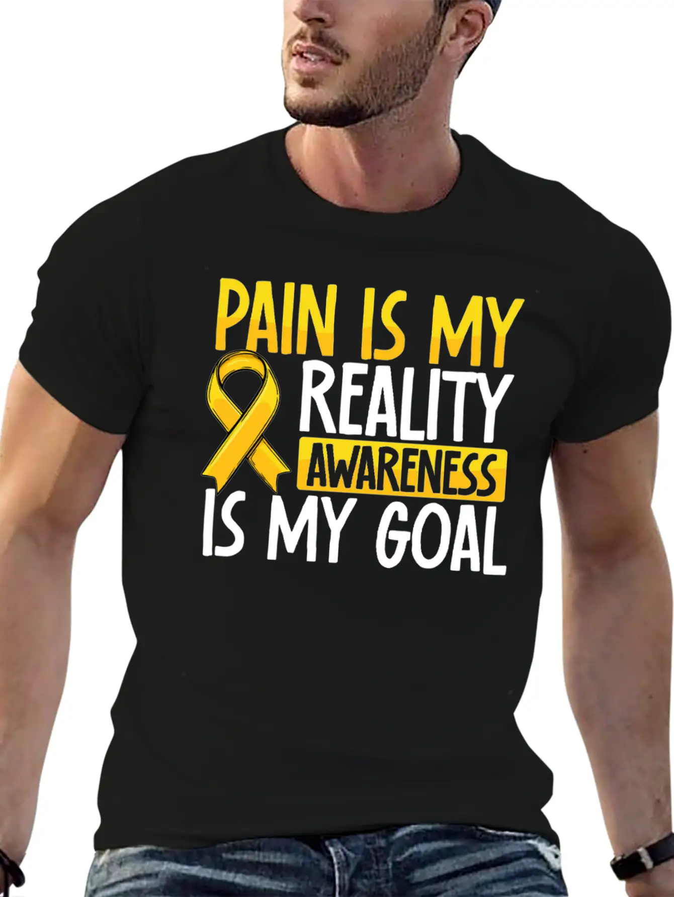 Pain Is My Reality Awareness Is My Goal Endo Relaxed Everyday Tee – Lightweight And Durable Cotton