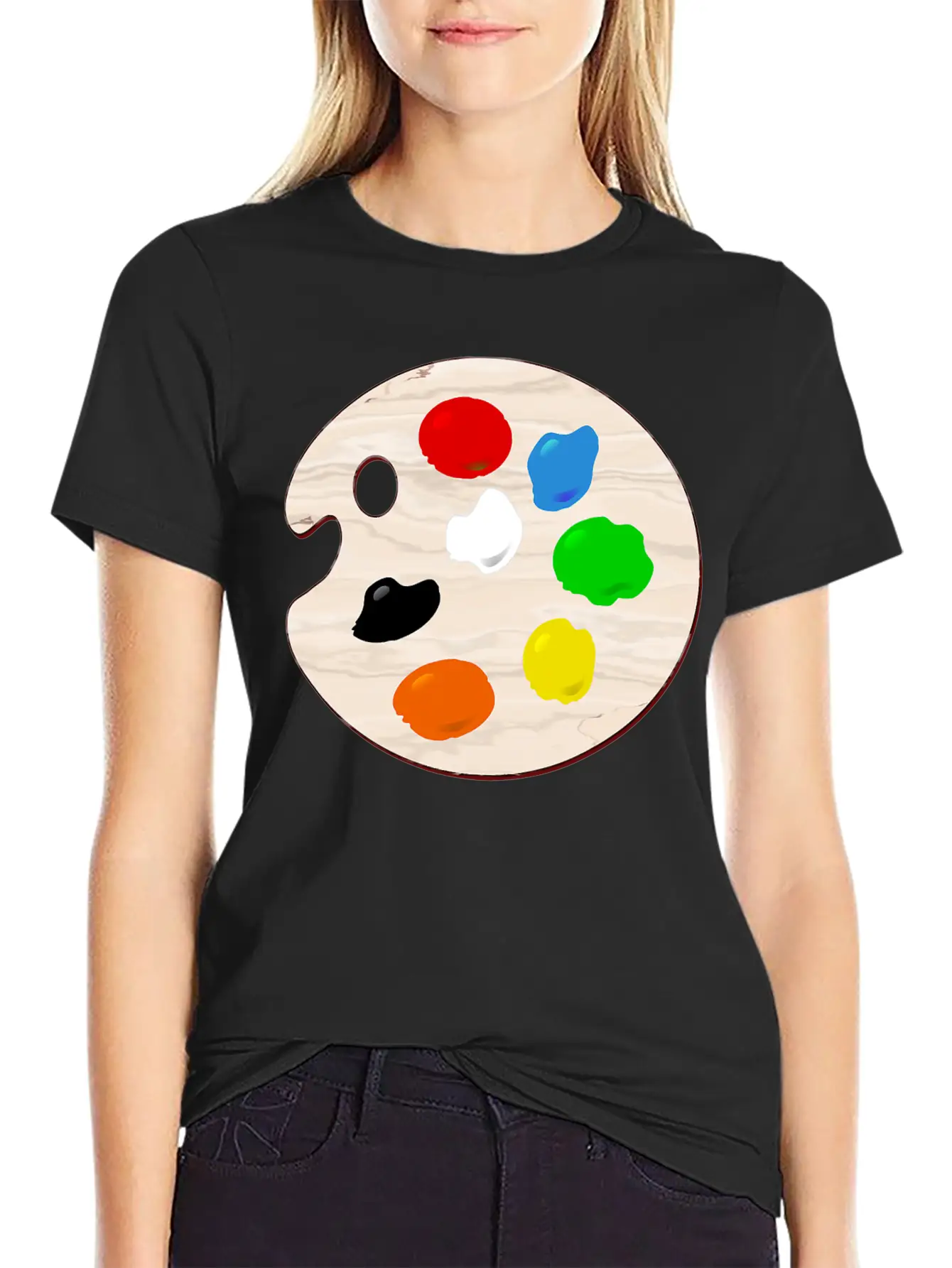 Paint Palette T Shirt Painting Painter Art Artist Classic Cotton Tee – Unisex Comfort For Any Season