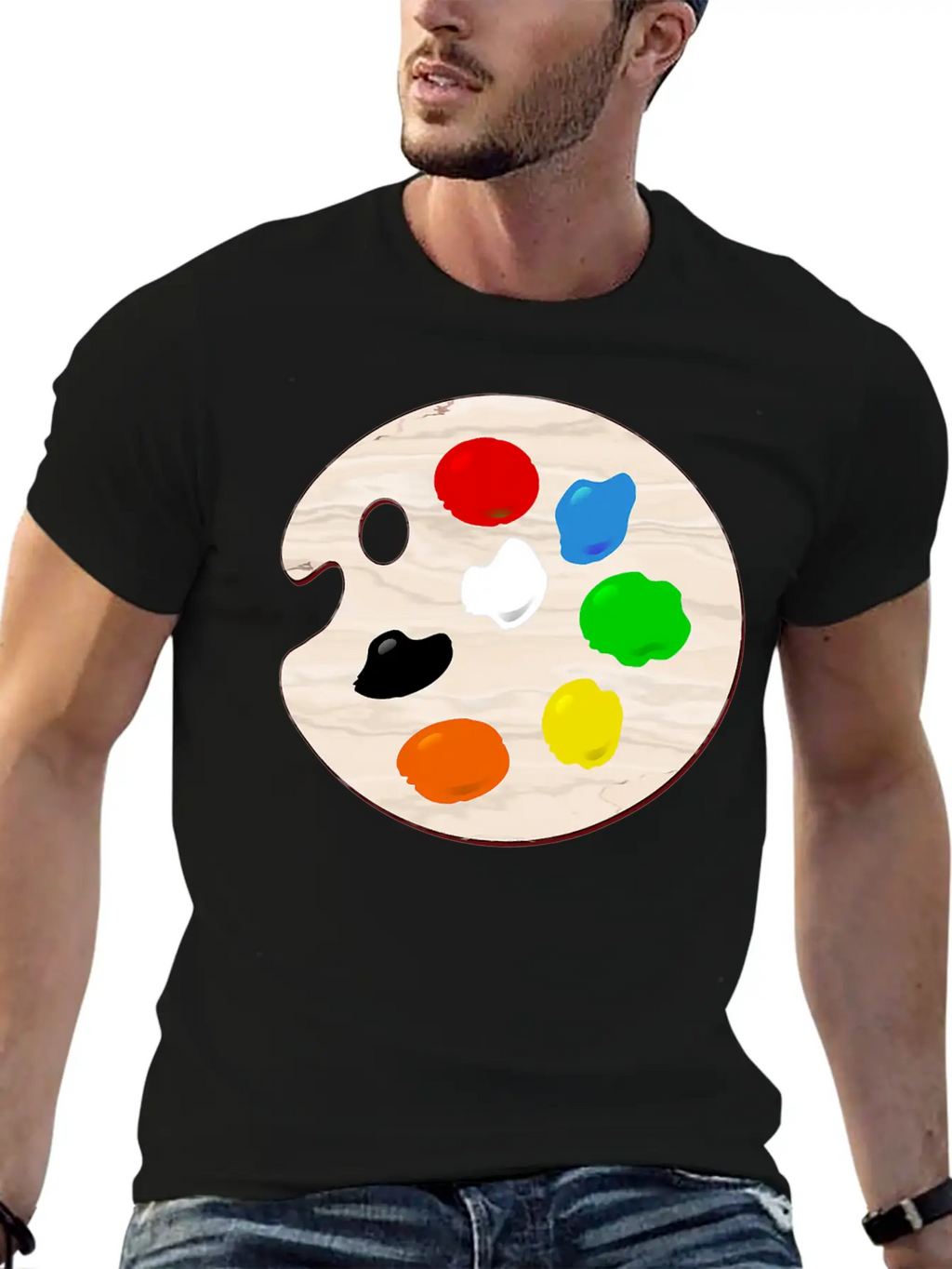 Paint Palette T Shirt Painting Painter Art Artist Classic Cotton Tee – Unisex Comfort For Any Season