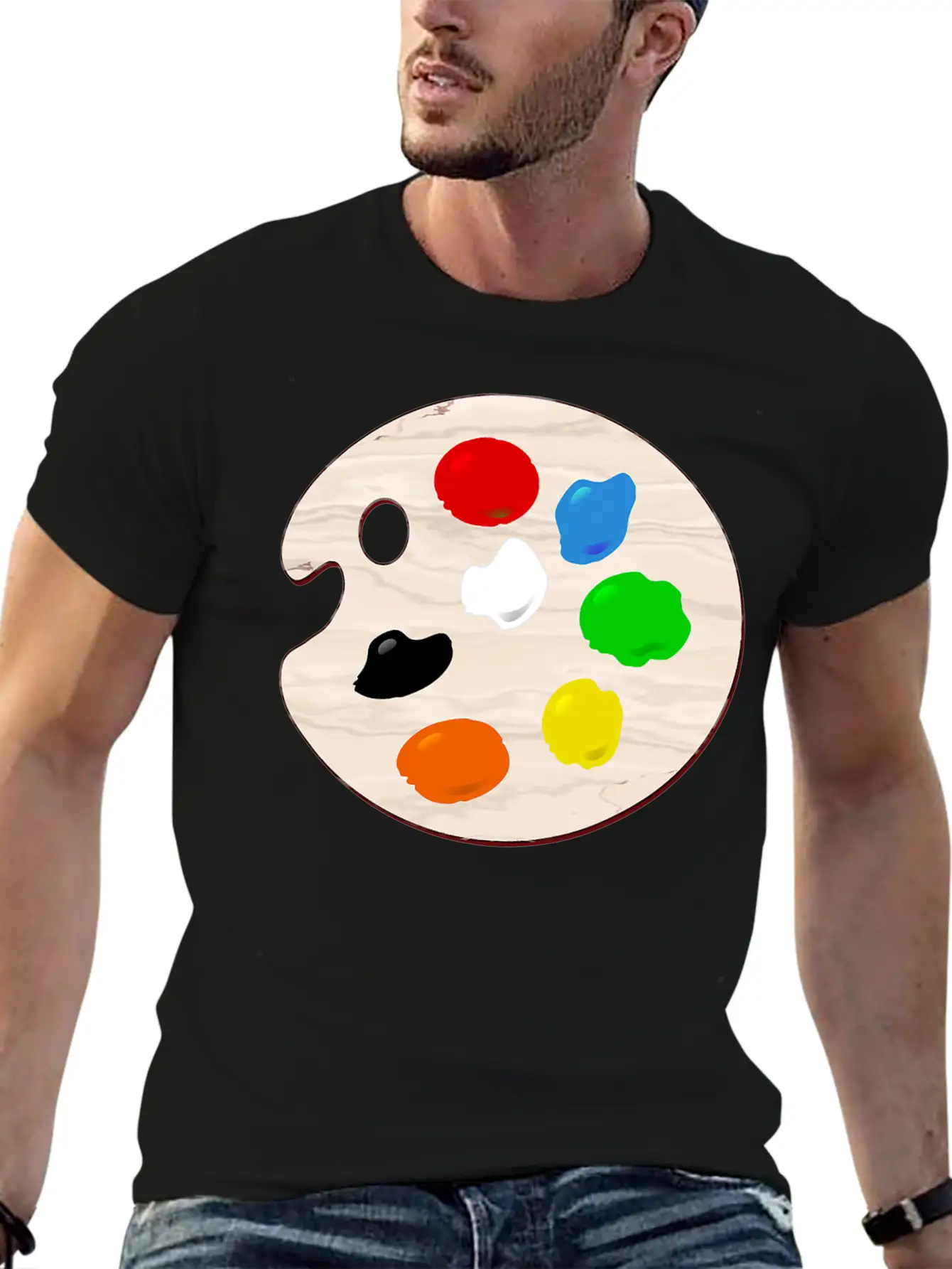 Paint Palette T Shirt Painting Painter Art Artist Classic Cotton Tee – Unisex Comfort For Any Season