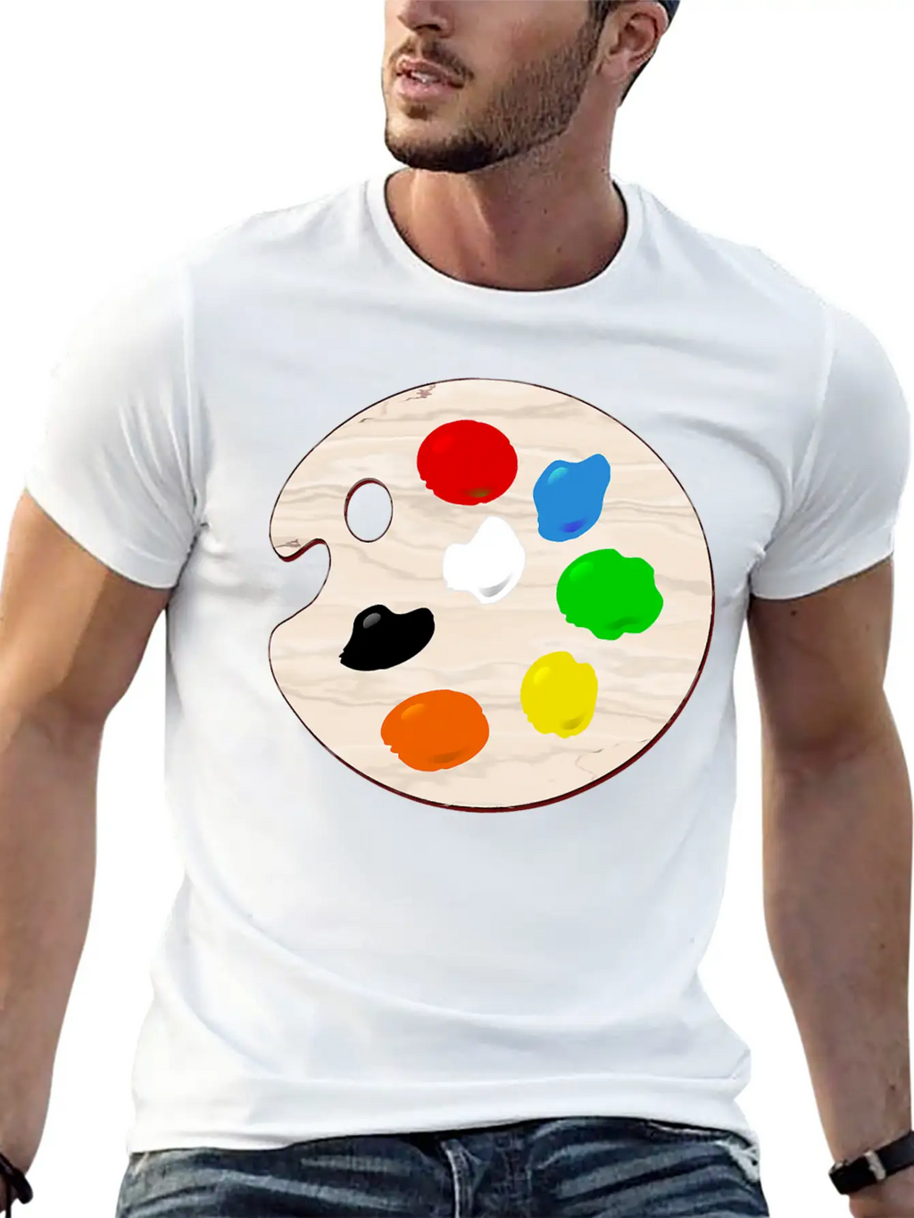 Paint Palette T Shirt Painting Painter Art Artist Classic Cotton Tee – Unisex Comfort For Any Season