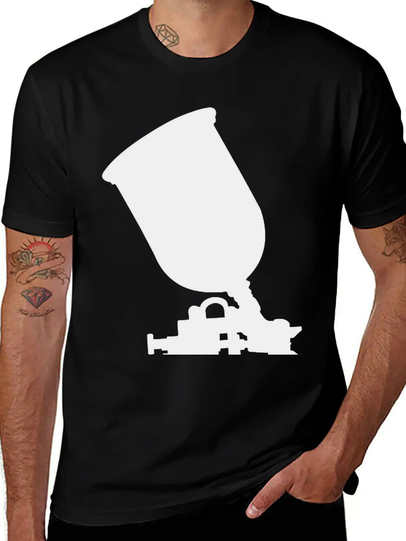 Paint Sprayer Basic Graphic T-Shirt – Daily Comfort In Soft Cotton