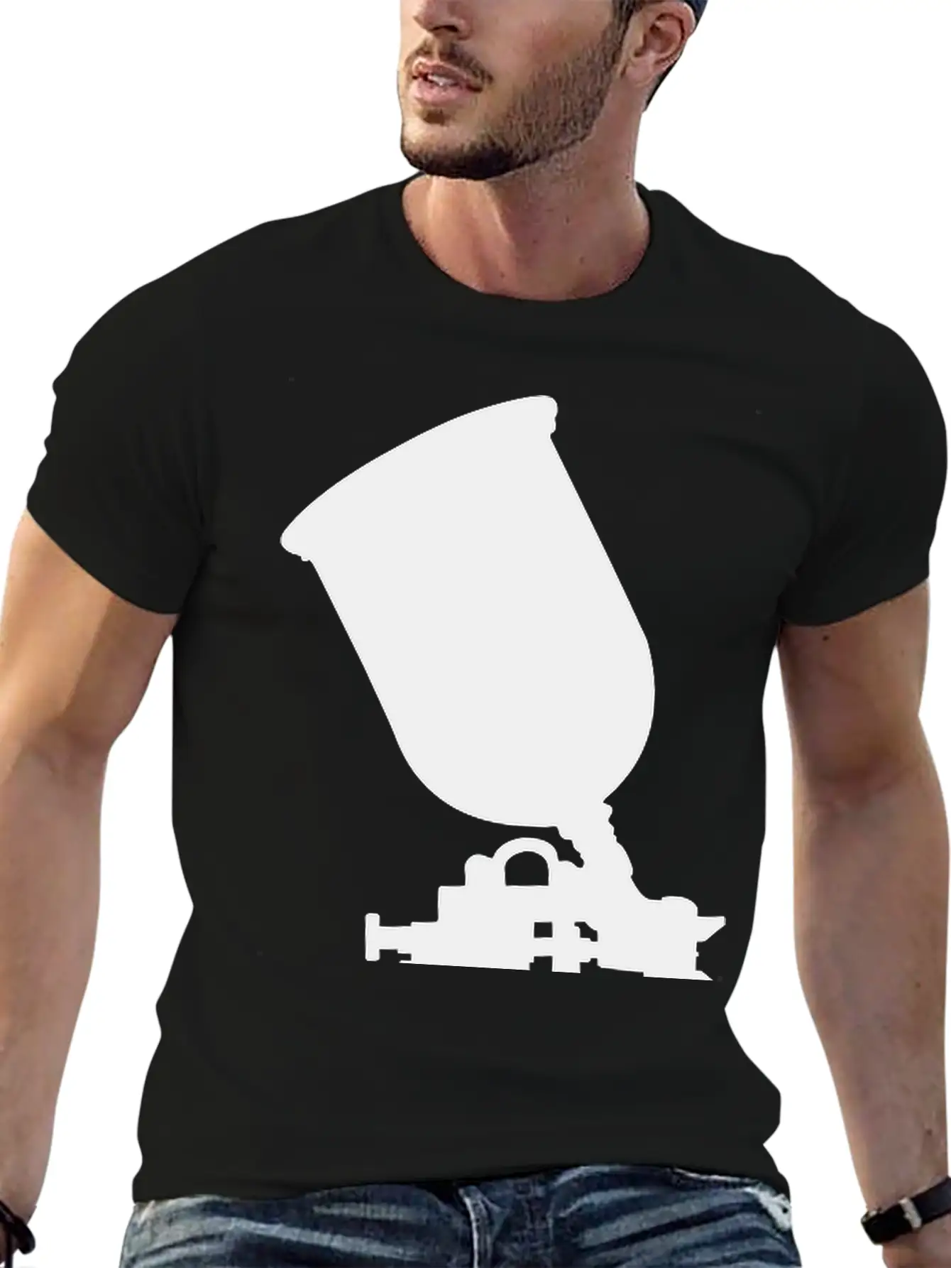 Paint Sprayer Basic Graphic T-Shirt – Daily Comfort In Soft Cotton