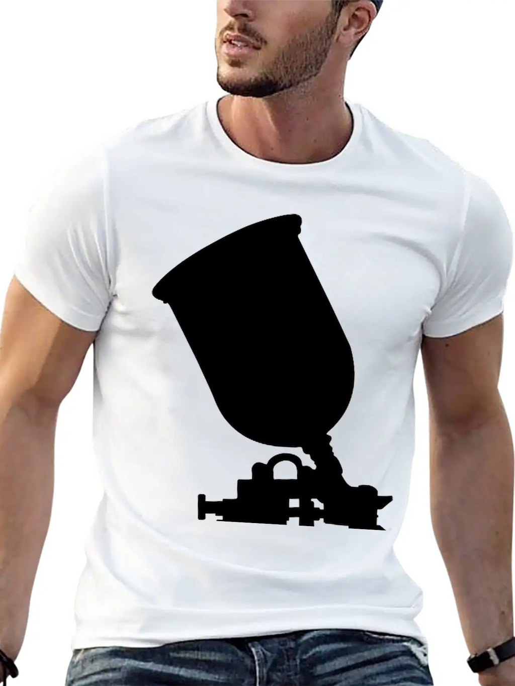 Paint Sprayer Basic Graphic T-Shirt – Daily Comfort In Soft Cotton