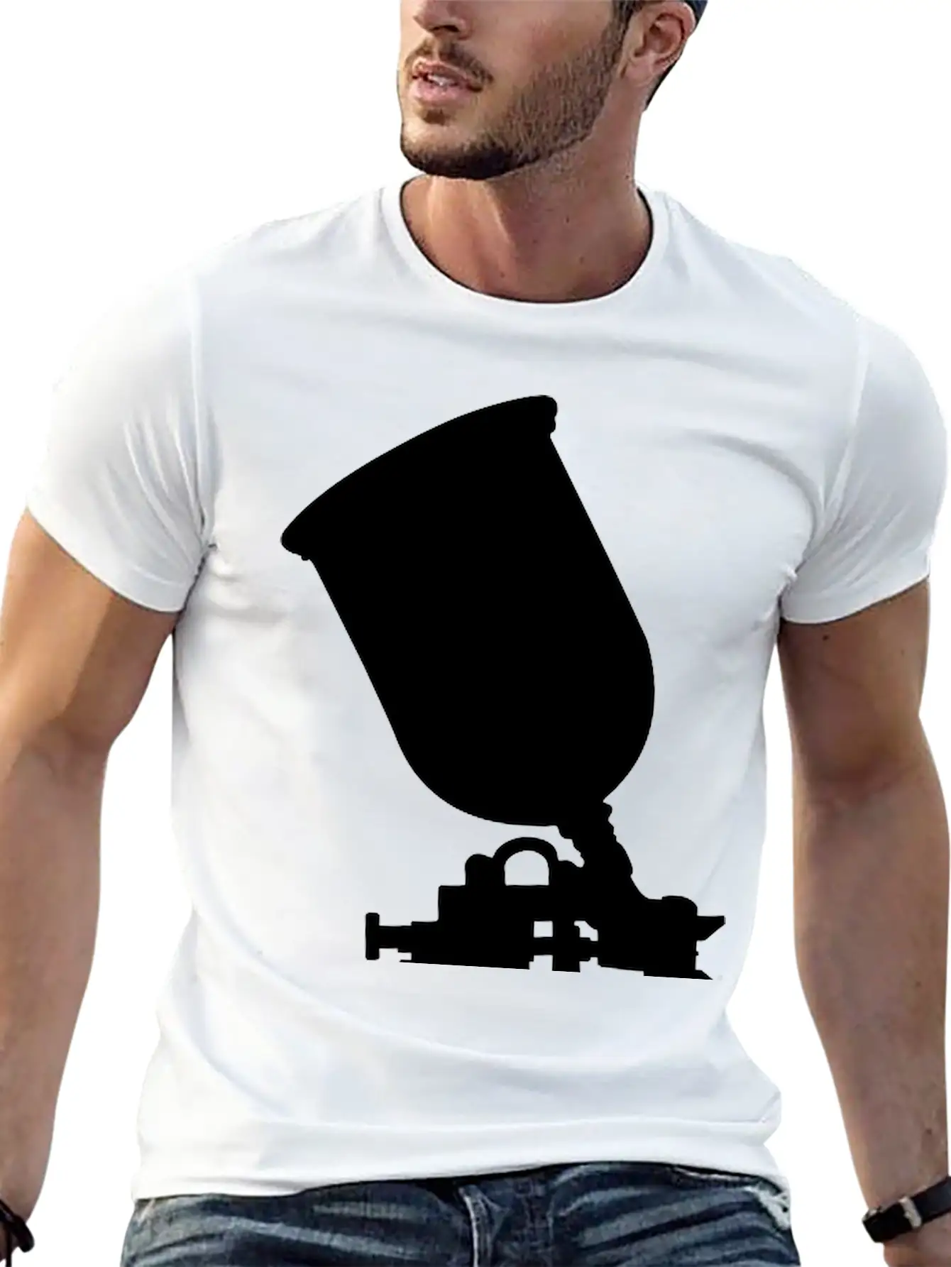 Paint Sprayer Basic Graphic T-Shirt – Daily Comfort In Soft Cotton