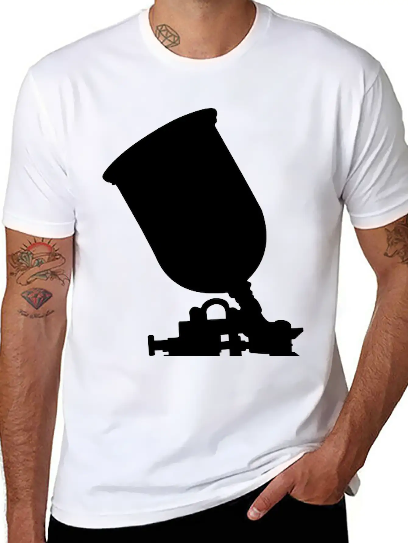 Paint Sprayer Basic Graphic T-Shirt – Daily Comfort In Soft Cotton