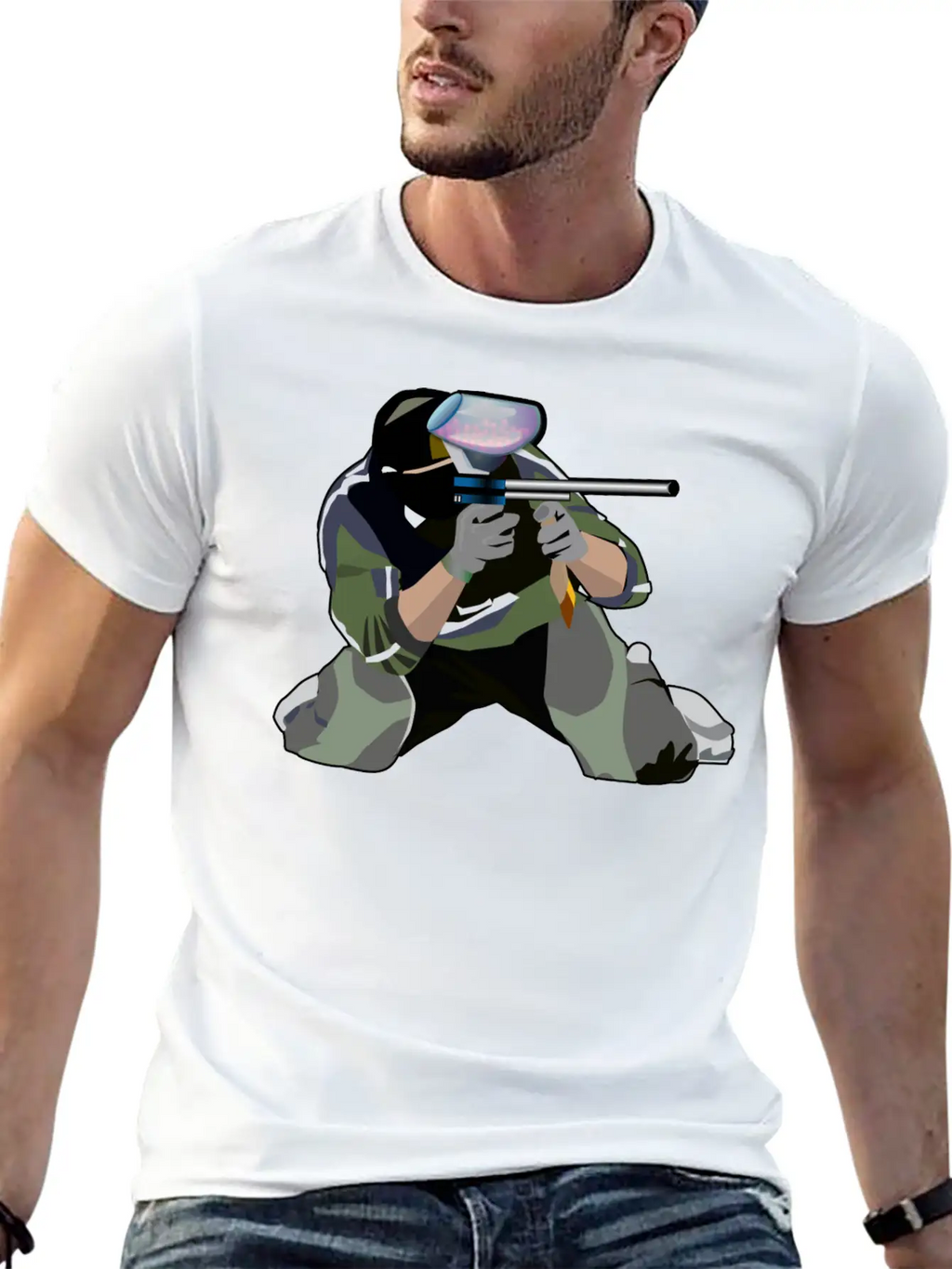 Paintball Timeless Short Sleeve Tee – Comfy And Minimalist Design