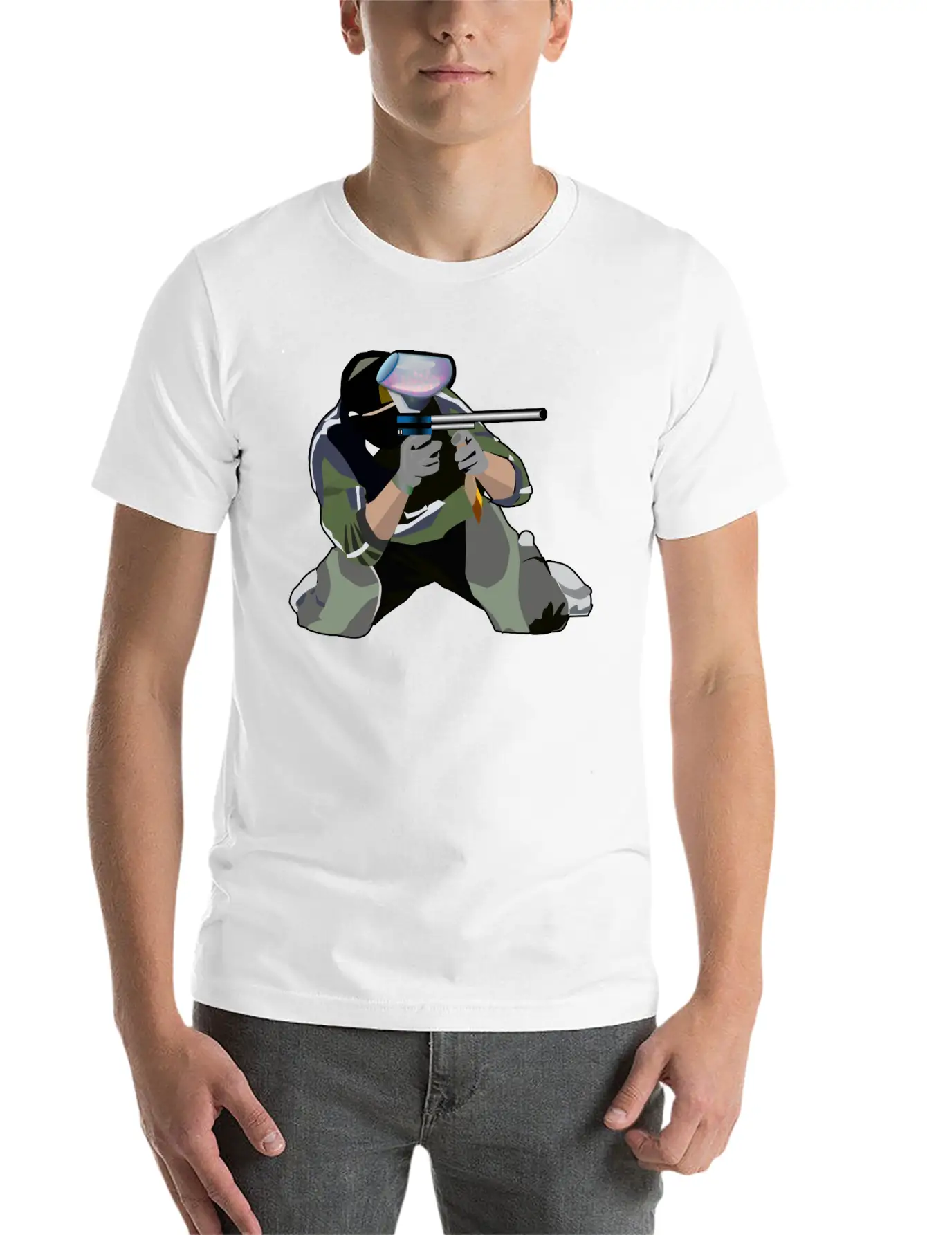 Paintball Timeless Short Sleeve Tee – Comfy And Minimalist Design