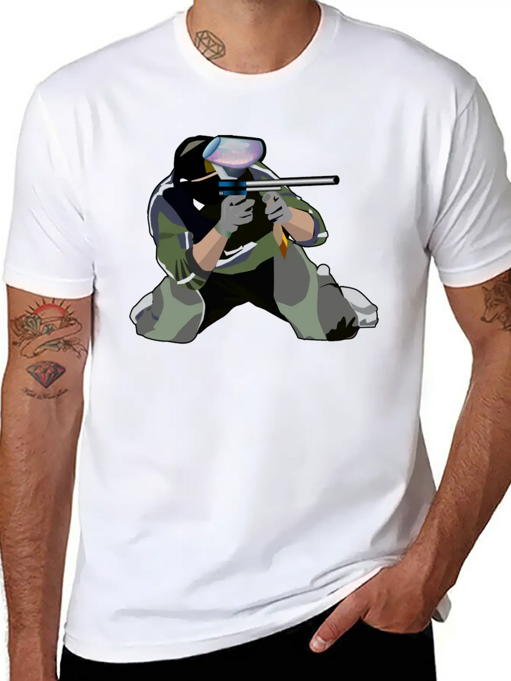 Paintball Timeless Short Sleeve Tee – Comfy And Minimalist Design