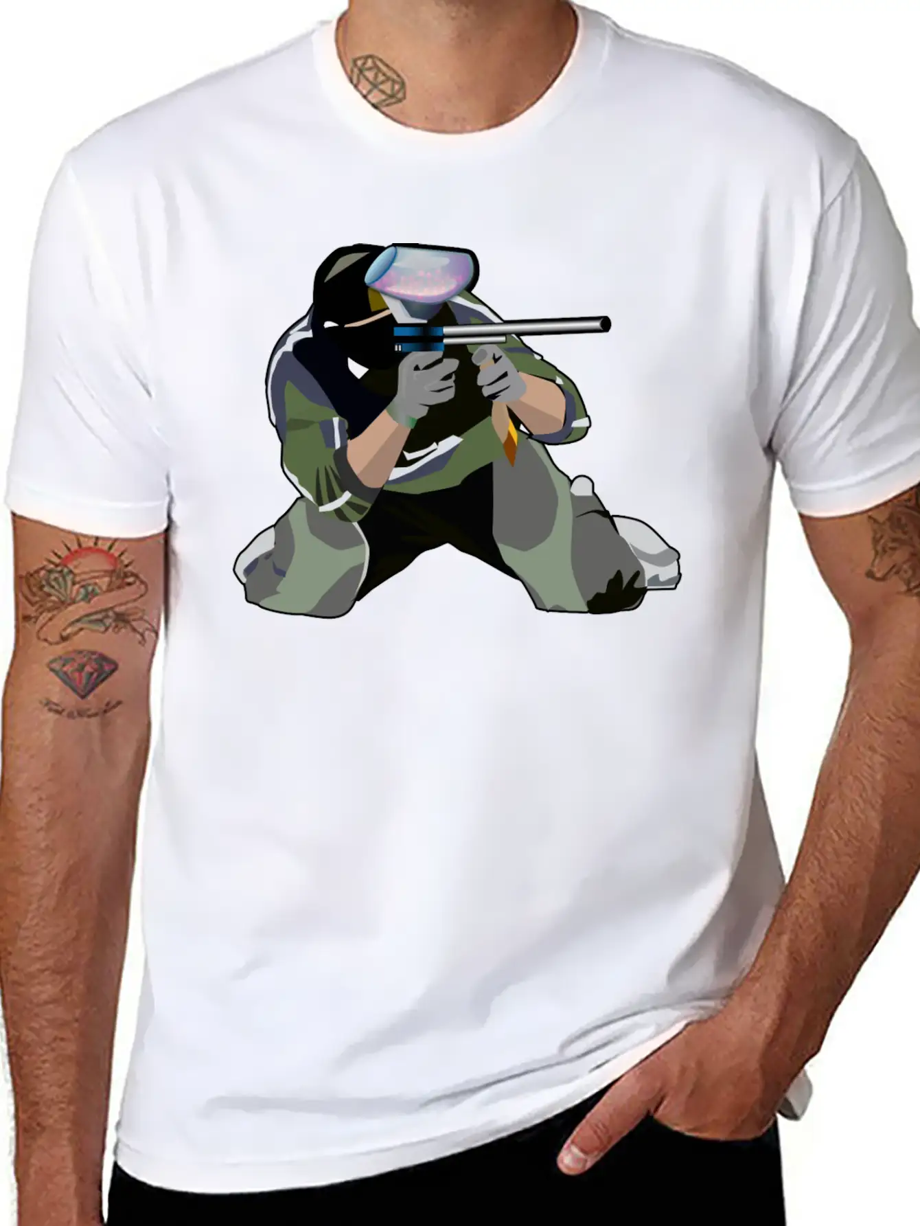 Paintball Timeless Short Sleeve Tee – Comfy And Minimalist Design