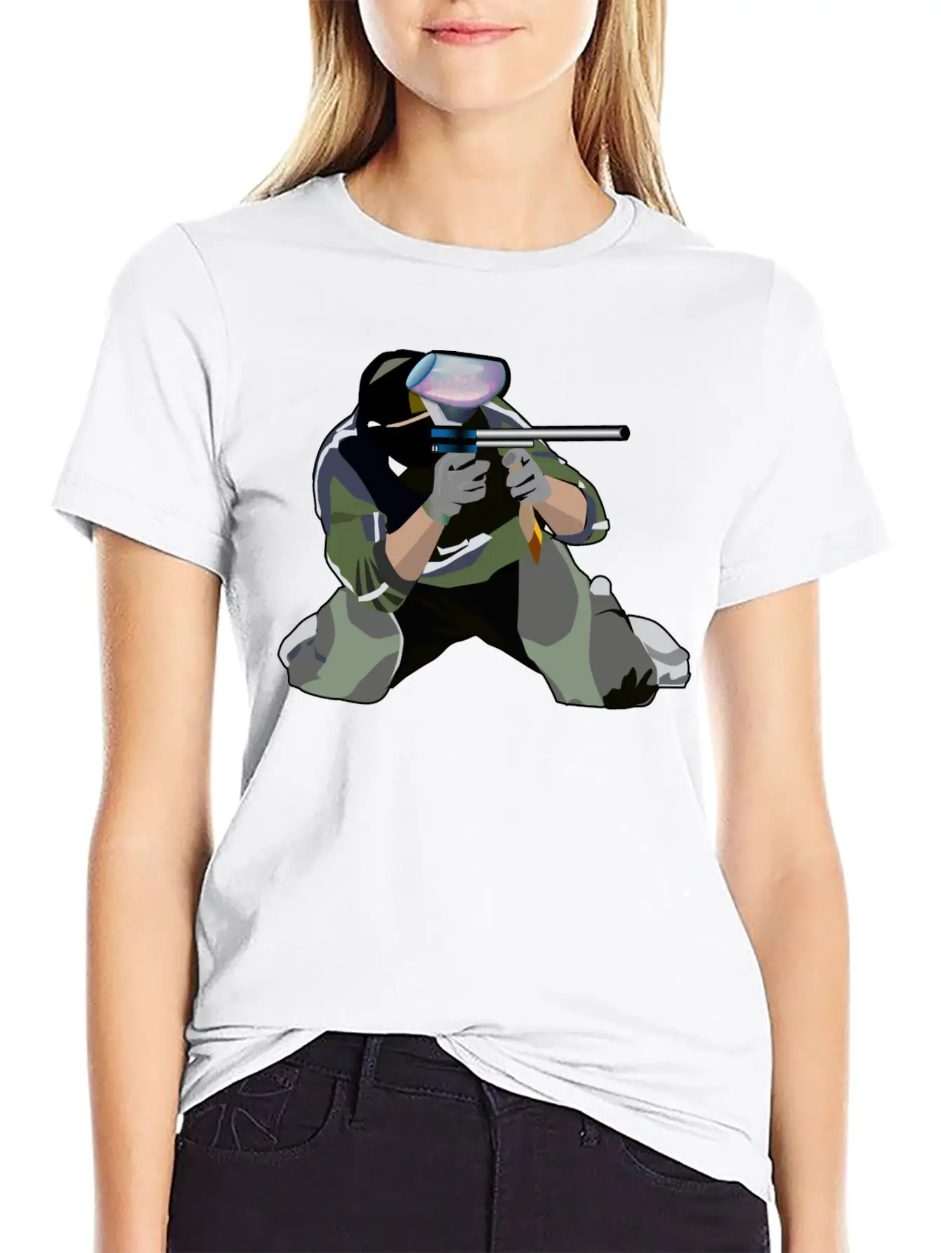 Paintball Timeless Short Sleeve Tee – Comfy And Minimalist Design