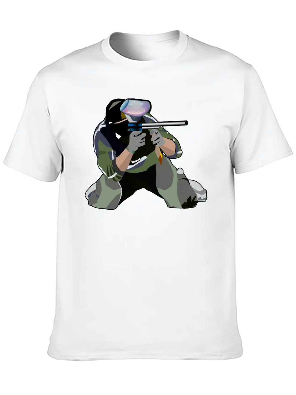 Paintball Timeless Short Sleeve Tee – Comfy And Minimalist Design