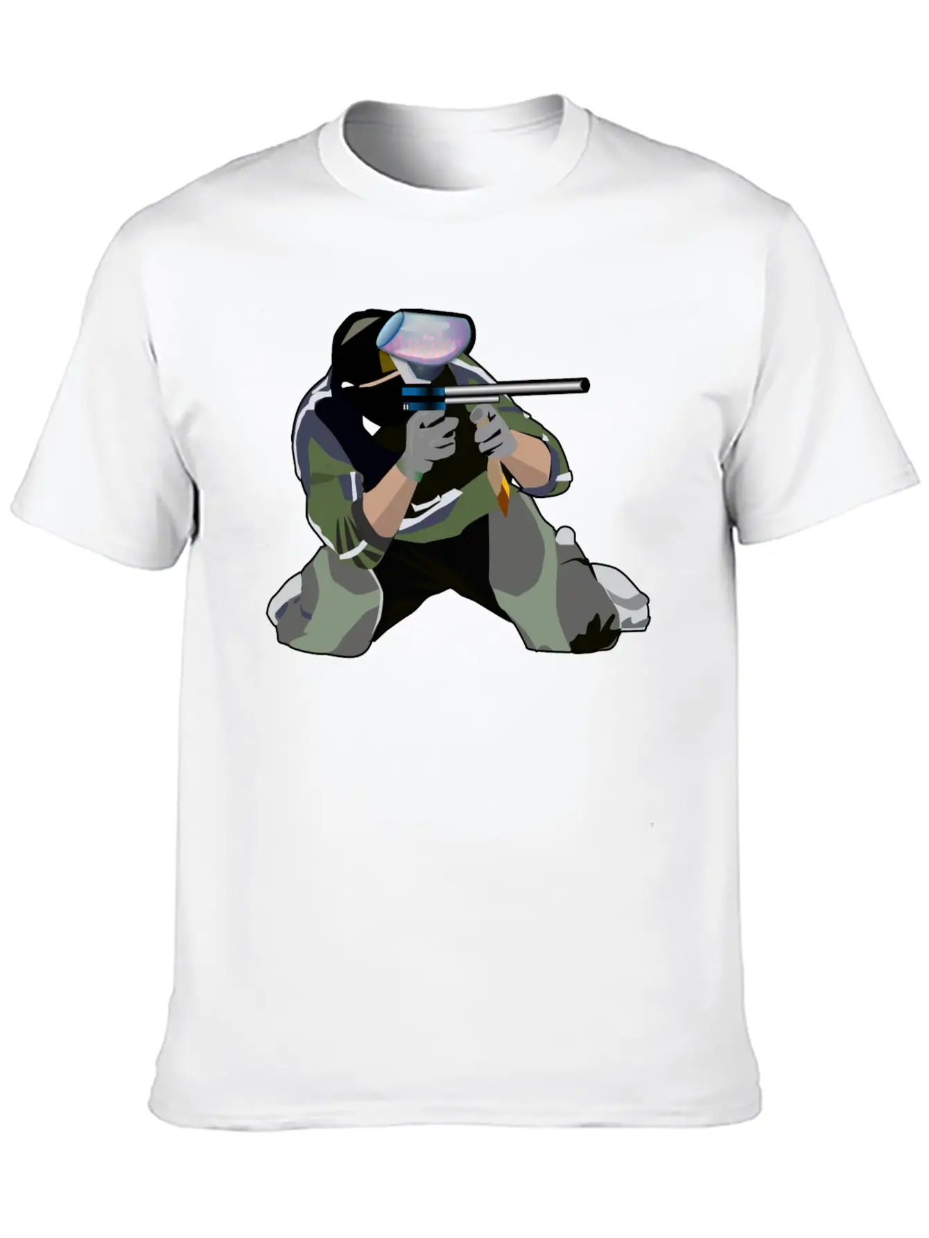 Paintball Timeless Short Sleeve Tee – Comfy And Minimalist Design