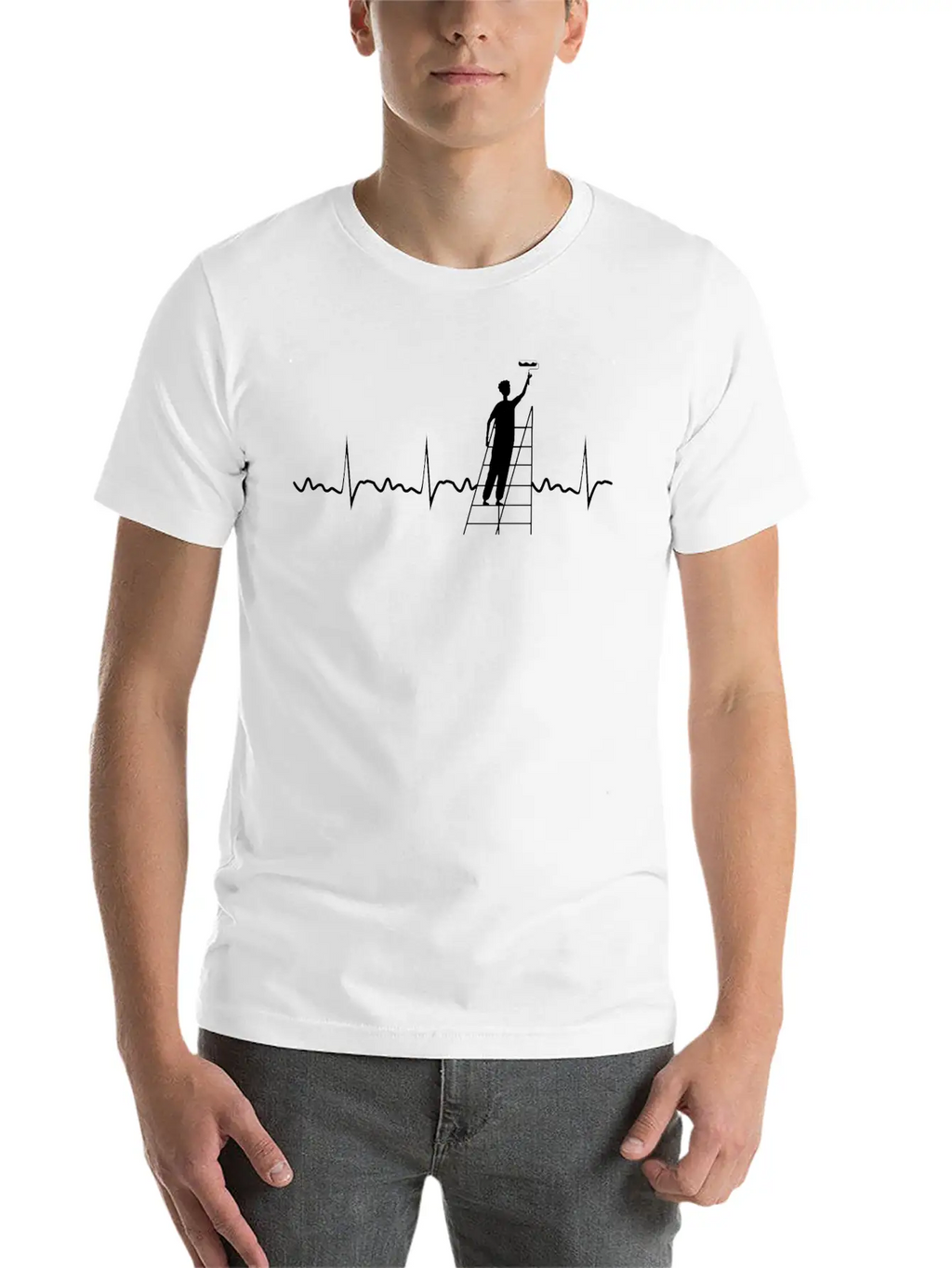 Painter Heartbeat Painter Painting Wall Painting Classic Cotton Tee – Unisex Comfort For Any Season