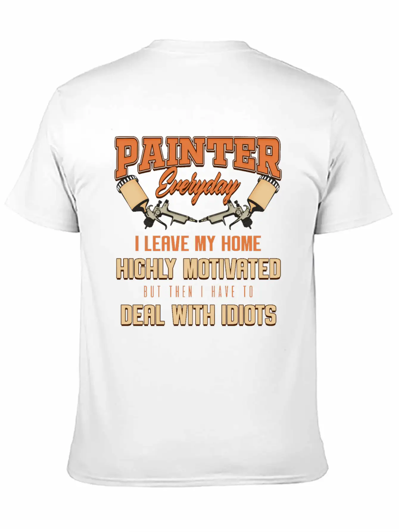 Painter Master Painter Paint Roller Brushwork Gift Relaxed Everyday Tee – Lightweight And Durable Cotton