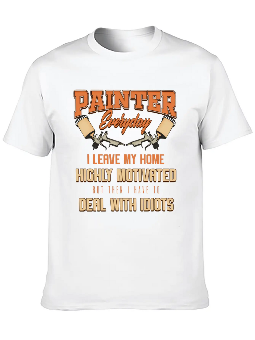 Painter Master Painter Paint Roller Brushwork Gift Relaxed Everyday Tee – Lightweight And Durable Cotton