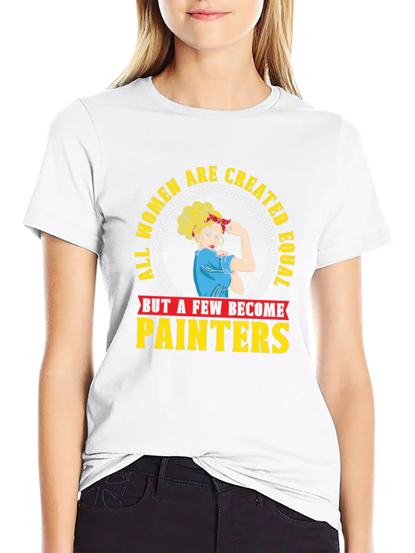 Painter Painting Funny Basic Graphic T-Shirt – Daily Comfort In Soft Cotton