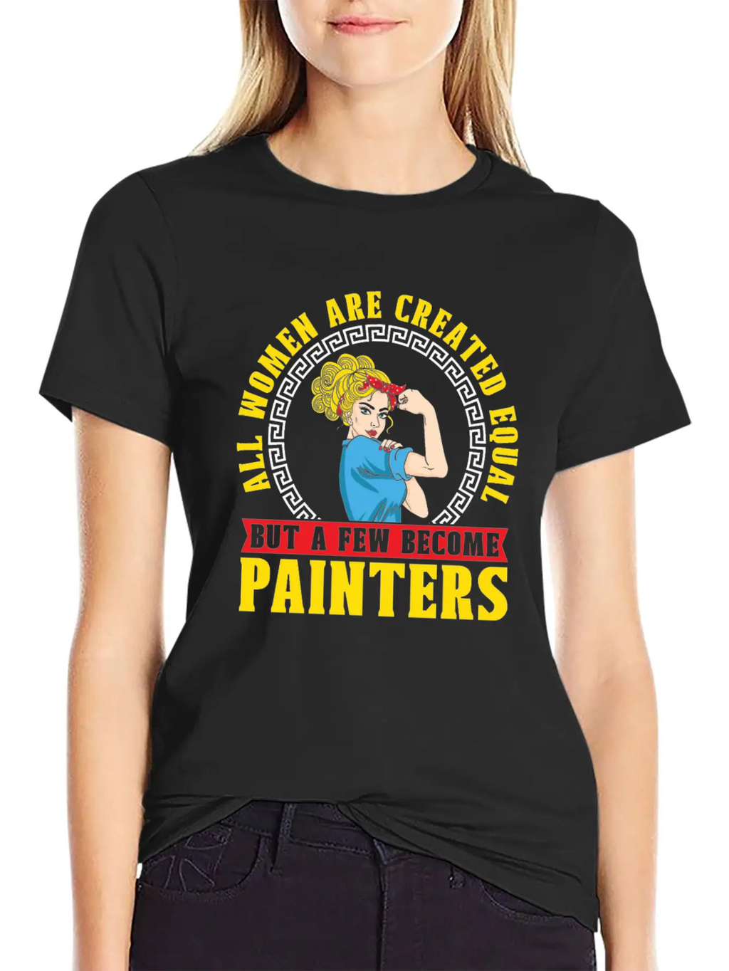 Painter Painting Funny Basic Graphic T-Shirt – Daily Comfort In Soft Cotton