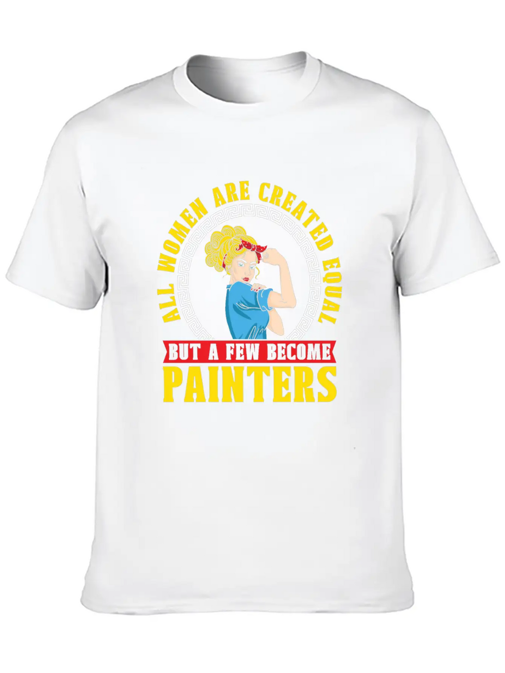 Painter Painting Funny Basic Graphic T-Shirt – Daily Comfort In Soft Cotton