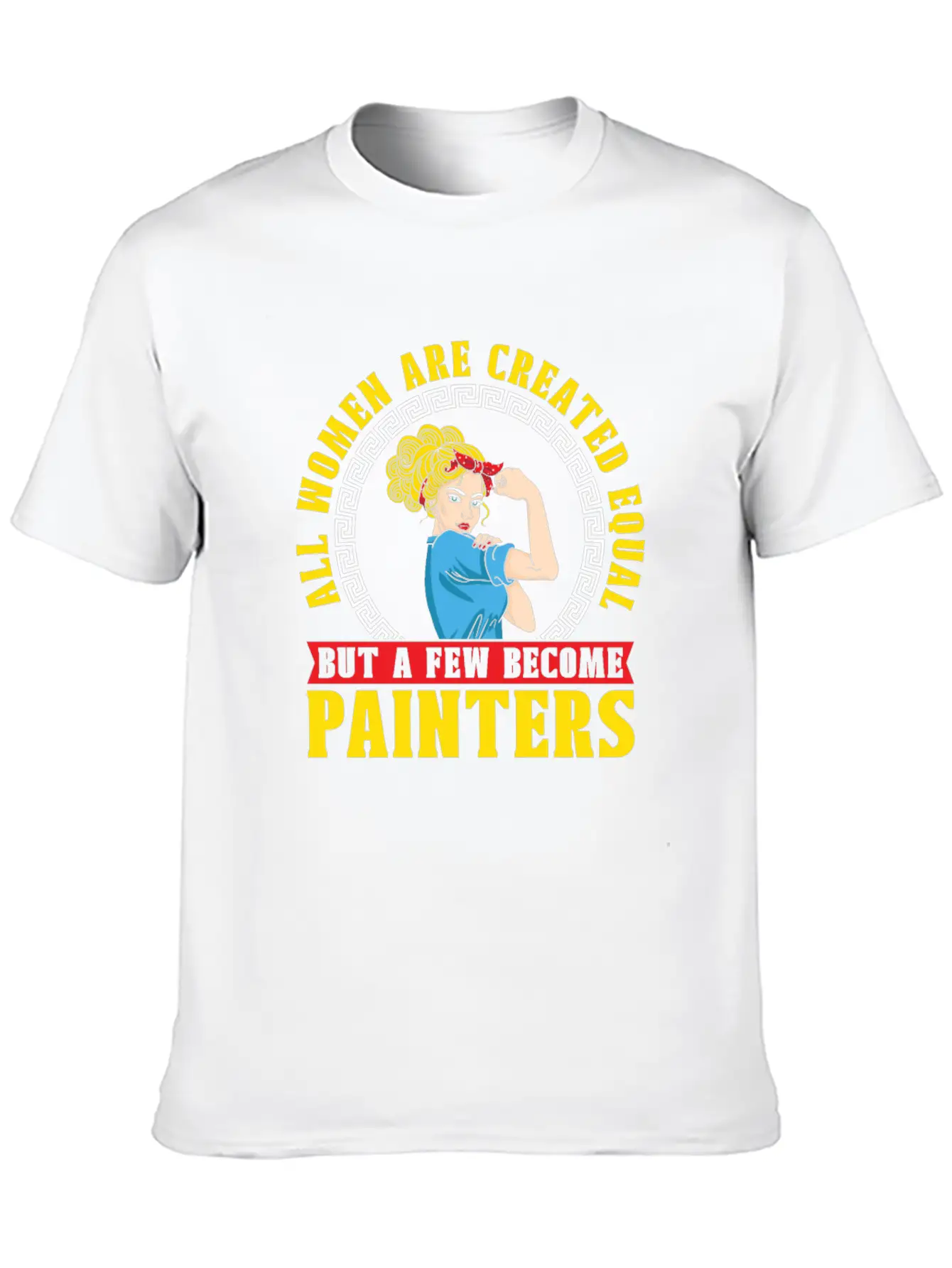 Painter Painting Funny Basic Graphic T-Shirt – Daily Comfort In Soft Cotton