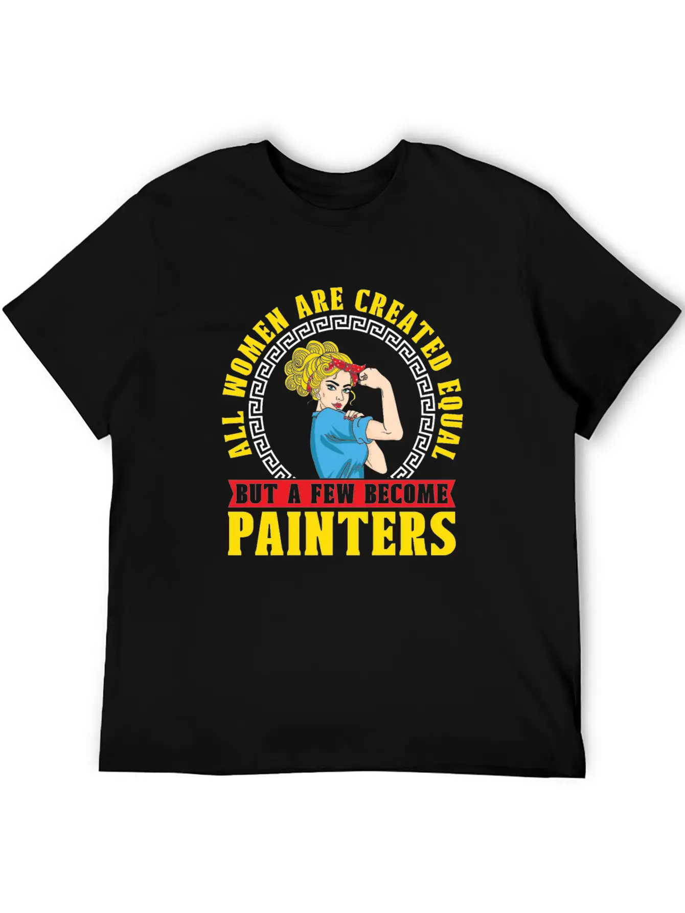 Painter Painting Funny Basic Graphic T-Shirt – Daily Comfort In Soft Cotton