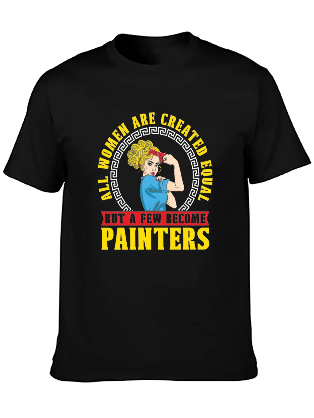 Painter Painting Funny Basic Graphic T-Shirt – Daily Comfort In Soft Cotton