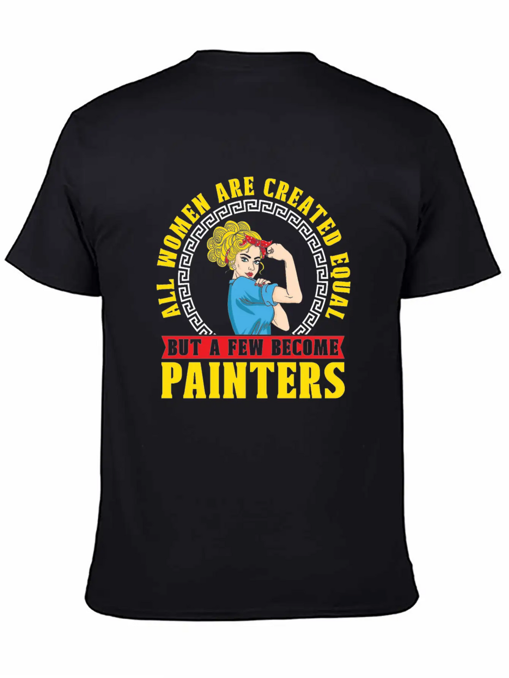 Painter Painting Funny Basic Graphic T-Shirt – Daily Comfort In Soft Cotton