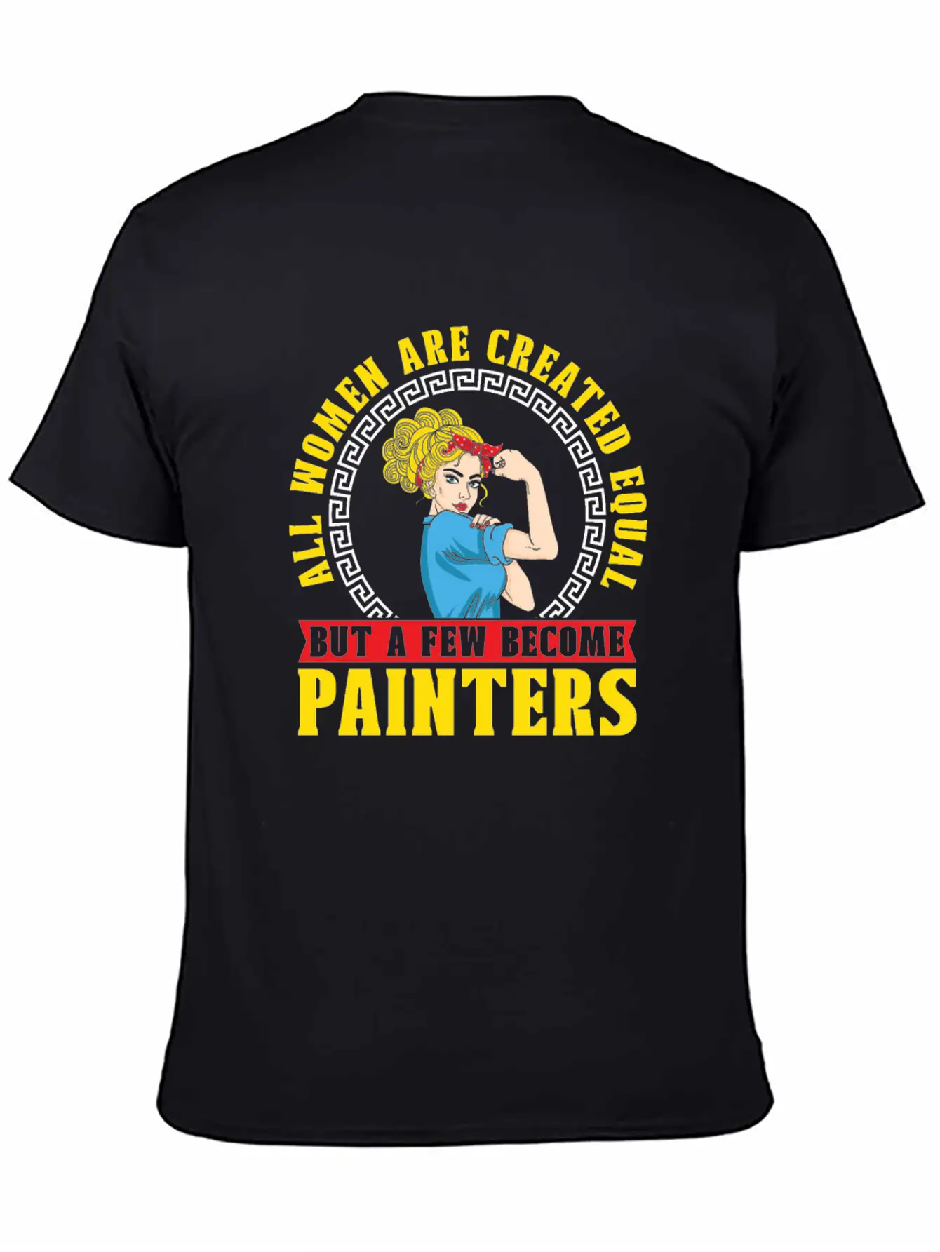 Painter Painting Funny Basic Graphic T-Shirt – Daily Comfort In Soft Cotton