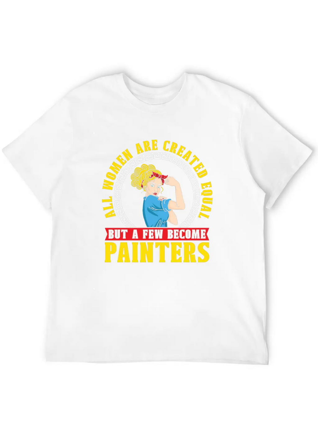 Painter Painting Funny Basic Graphic T-Shirt – Daily Comfort In Soft Cotton