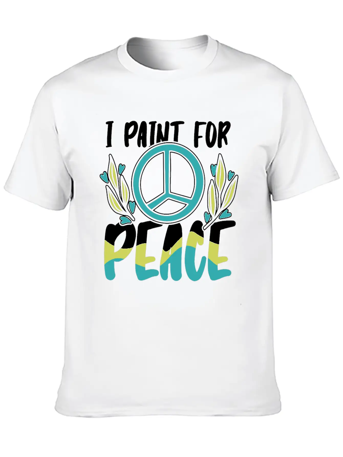 Painter Painting Peace Unisex Casual T-Shirt – Clean Design For Daily Comfort