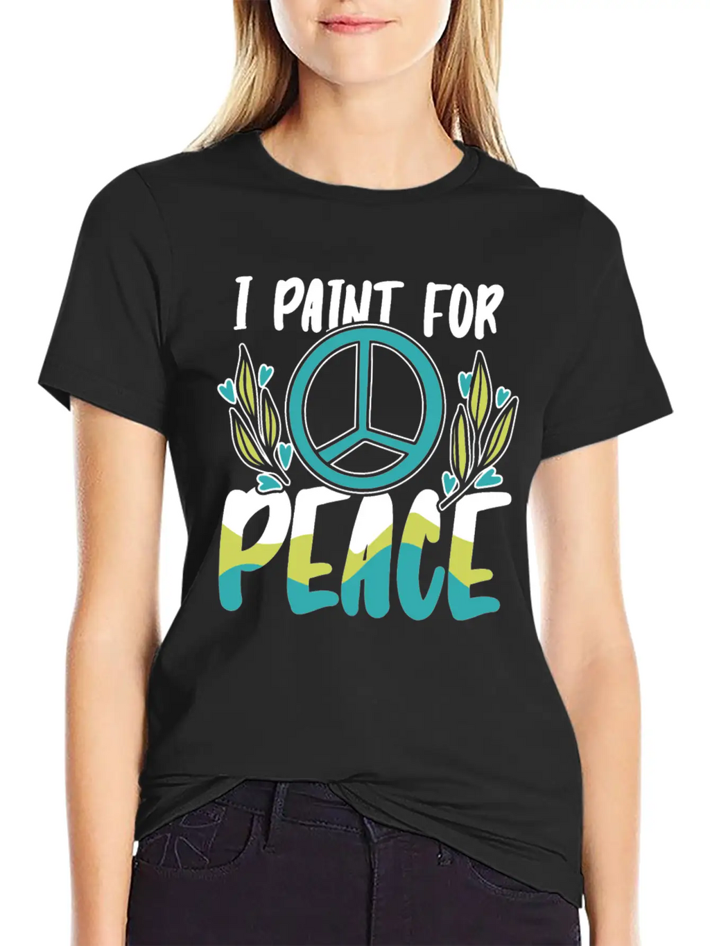 Painter Painting Peace Unisex Casual T-Shirt – Clean Design For Daily Comfort