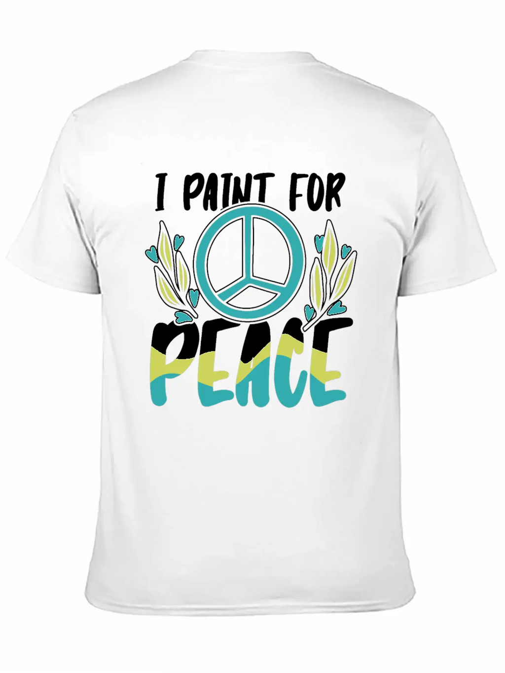 Painter Painting Peace Unisex Casual T-Shirt – Clean Design For Daily Comfort