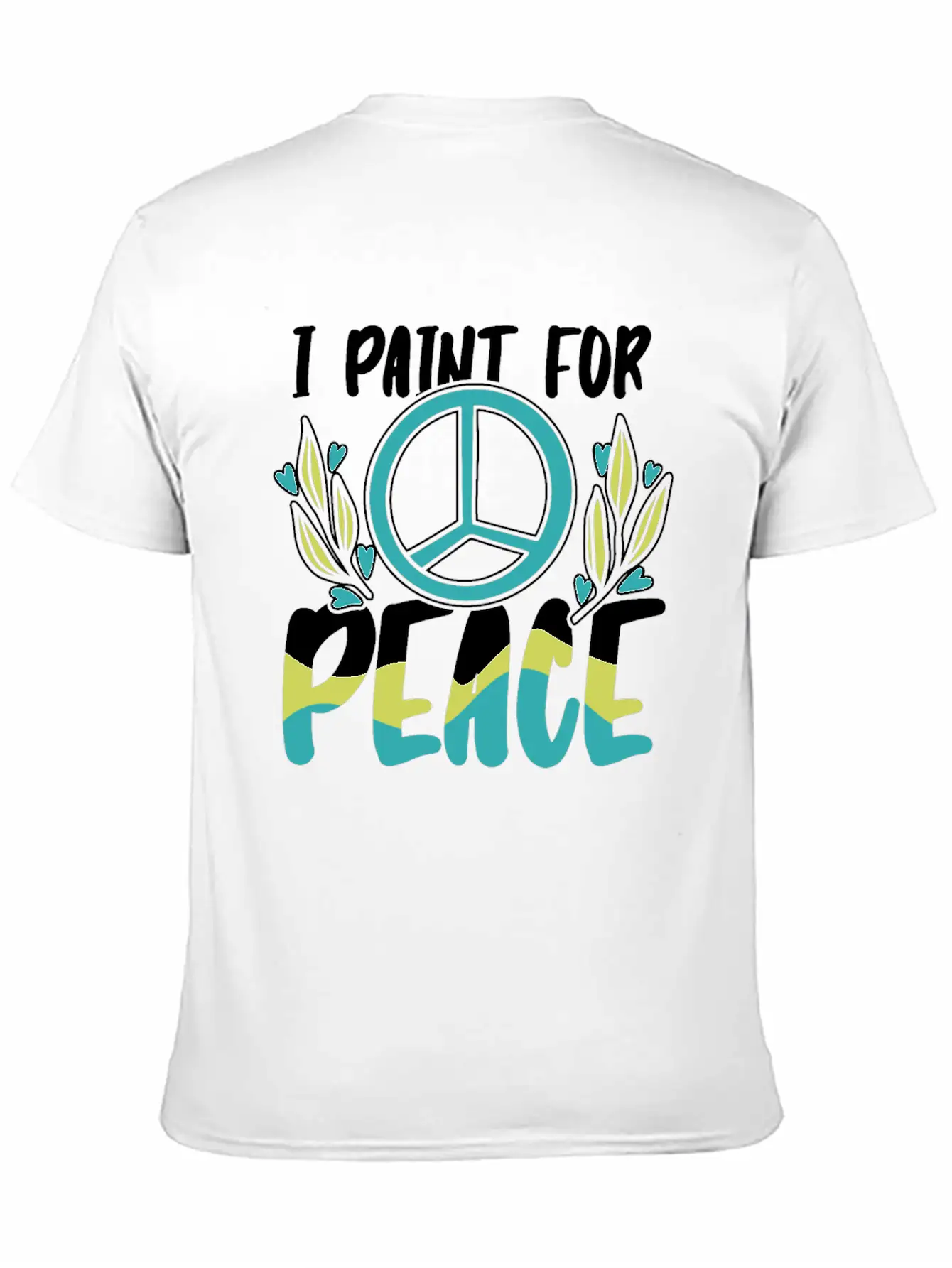 Painter Painting Peace Unisex Casual T-Shirt – Clean Design For Daily Comfort