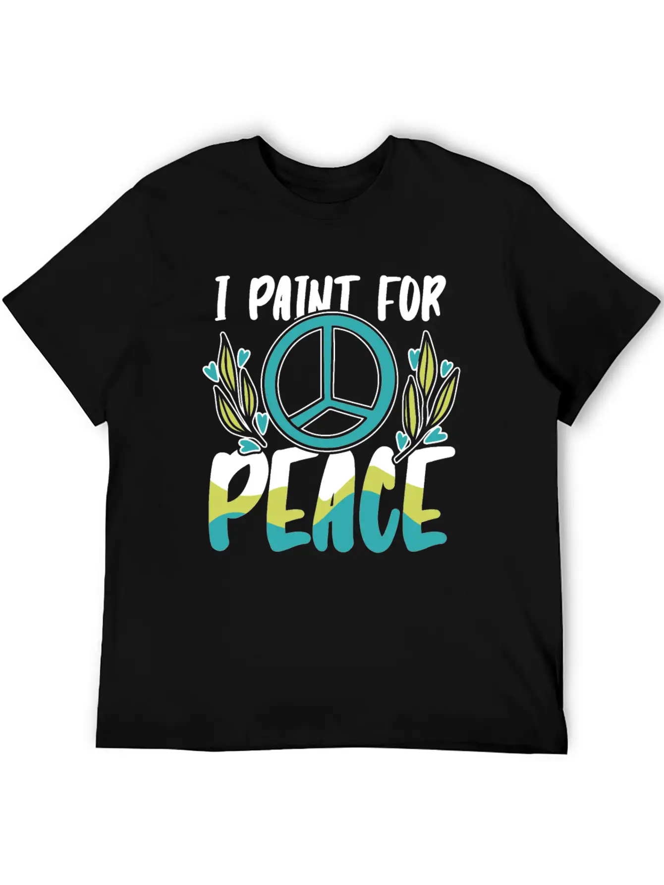 Painter Painting Peace Unisex Casual T-Shirt – Clean Design For Daily Comfort