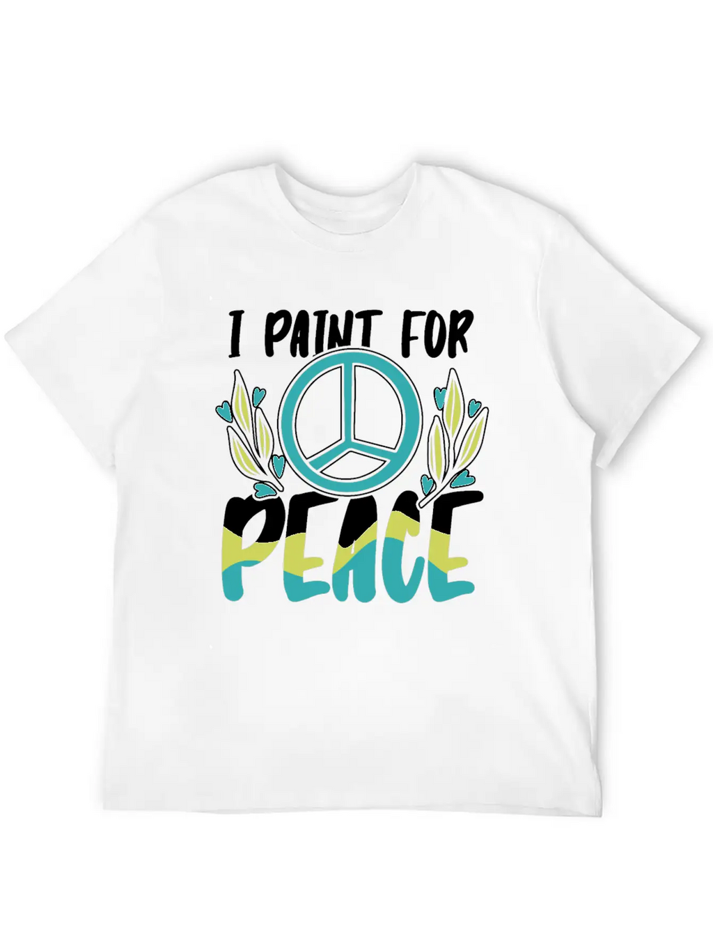 Painter Painting Peace Unisex Casual T-Shirt – Clean Design For Daily Comfort