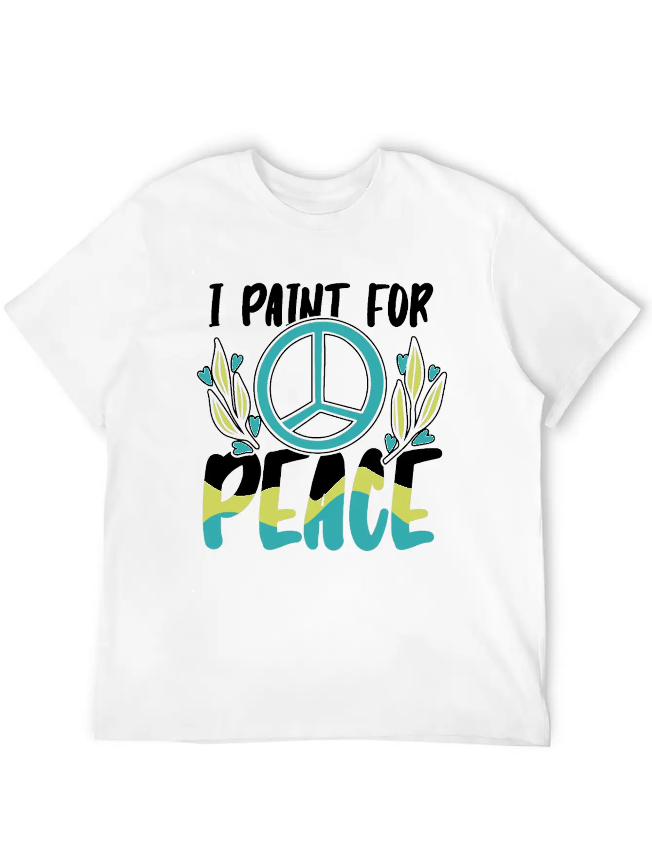 Painter Painting Peace Unisex Casual T-Shirt – Clean Design For Daily Comfort