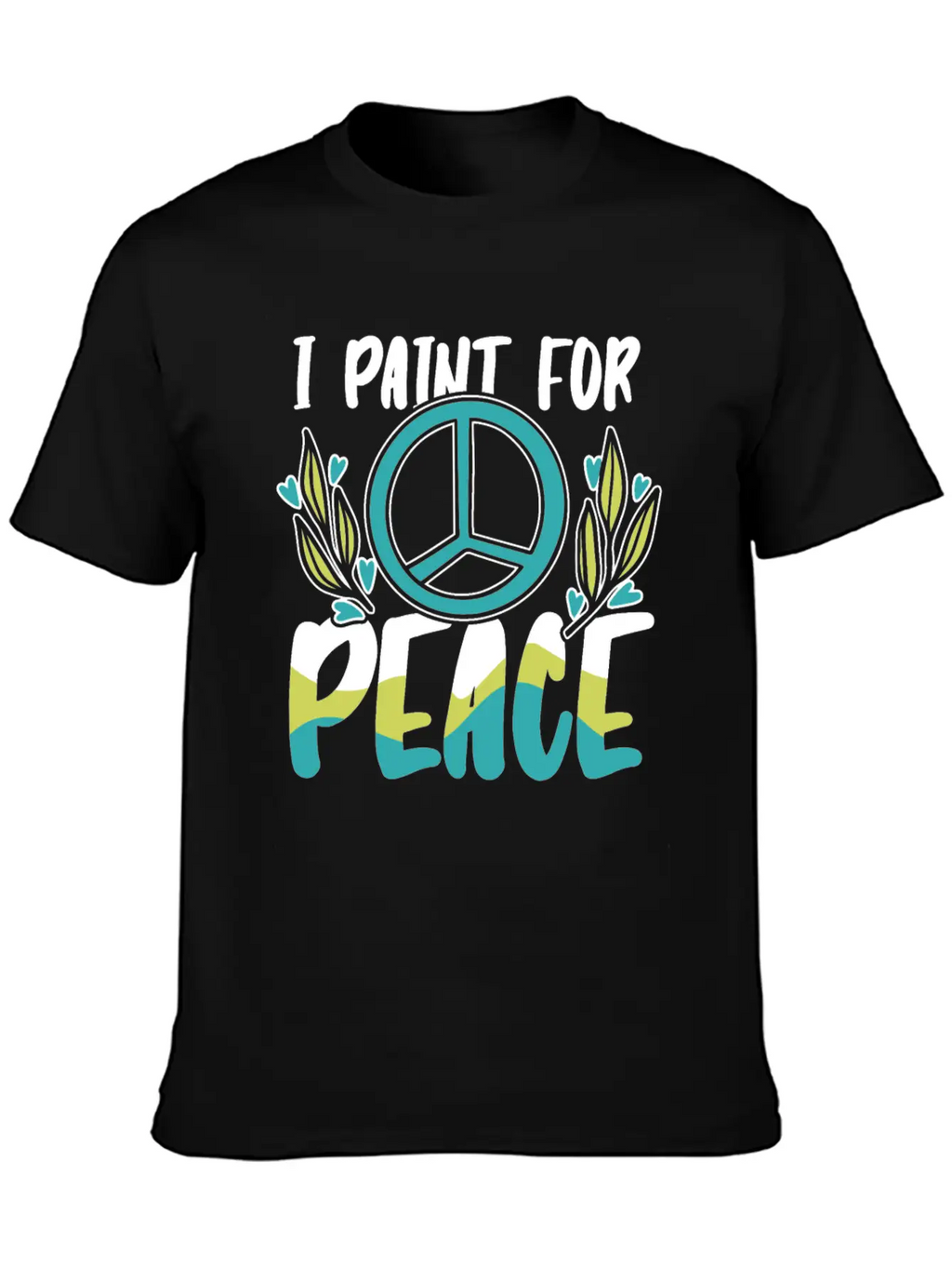 Painter Painting Peace Unisex Casual T-Shirt – Clean Design For Daily Comfort