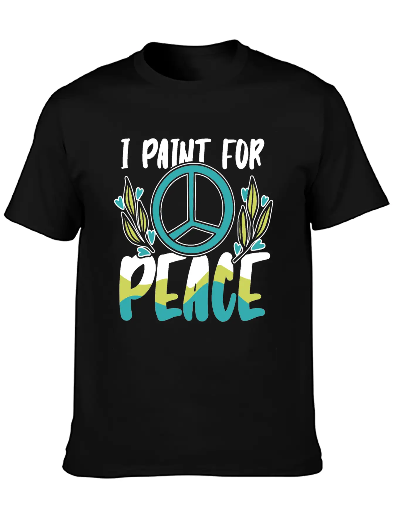Painter Painting Peace Unisex Casual T-Shirt – Clean Design For Daily Comfort