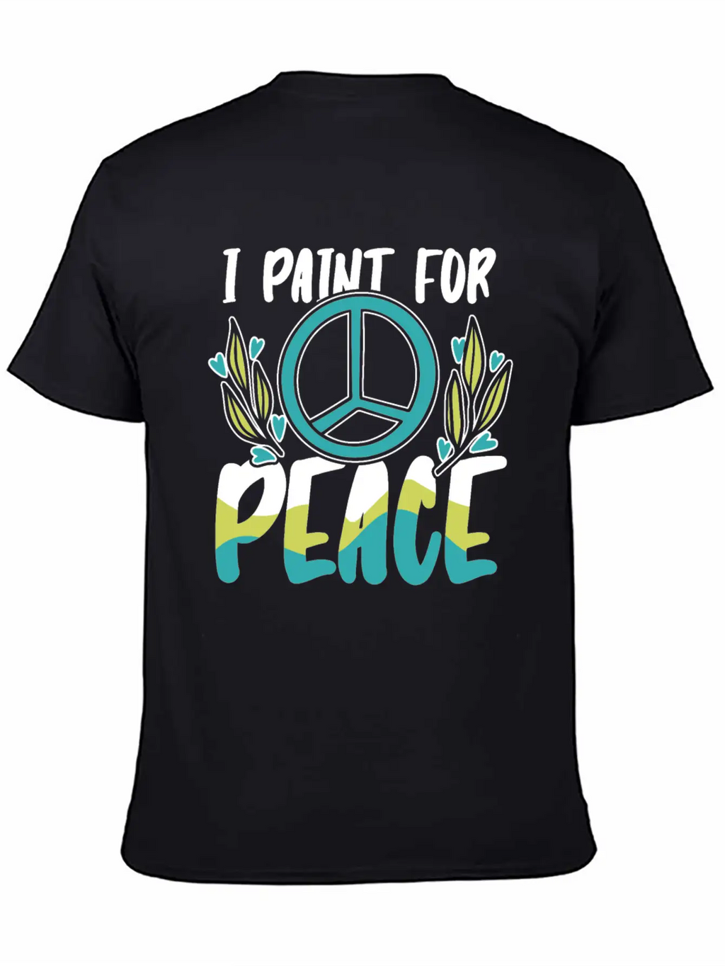 Painter Painting Peace Unisex Casual T-Shirt – Clean Design For Daily Comfort