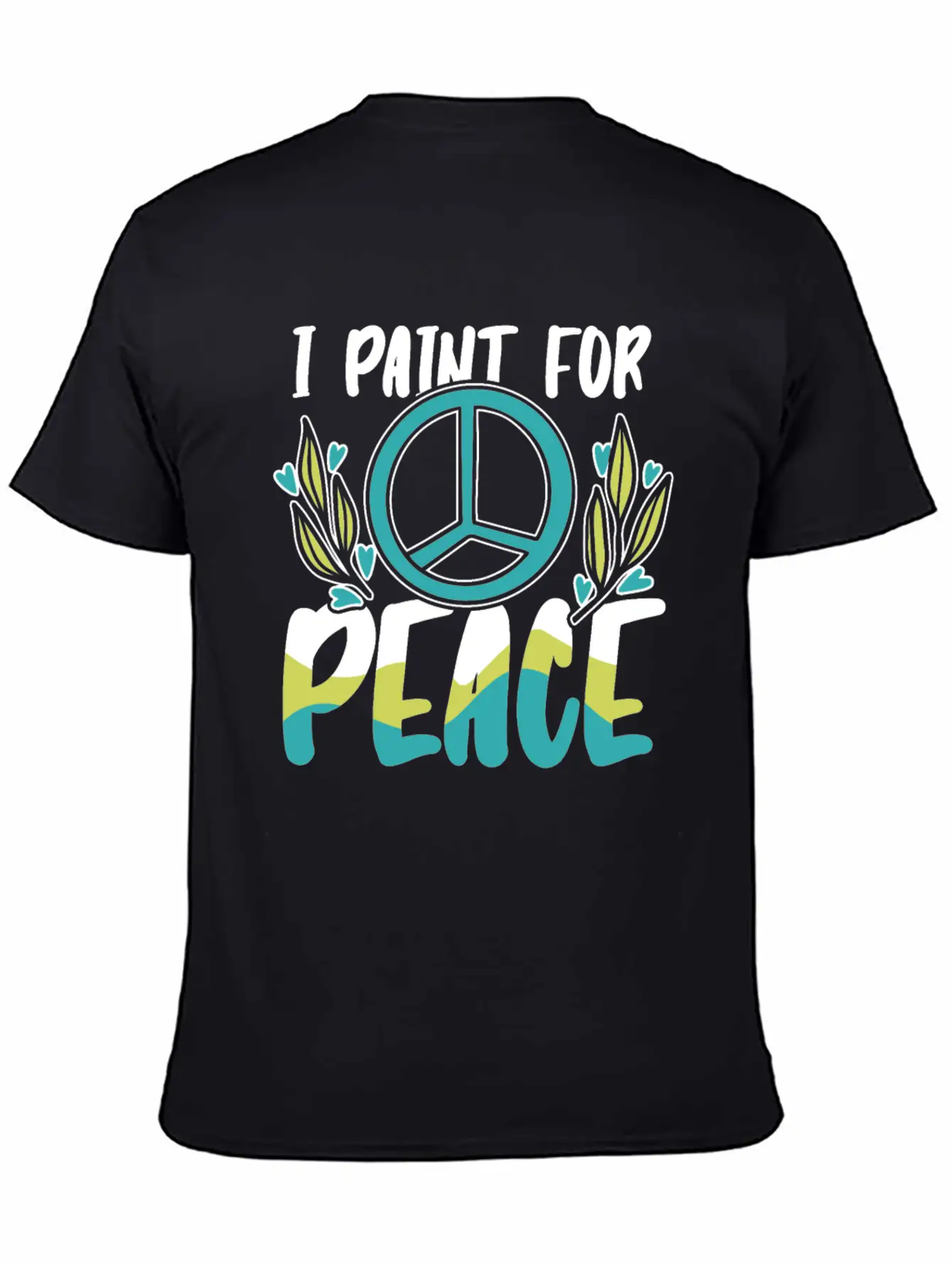 Painter Painting Peace Unisex Casual T-Shirt – Clean Design For Daily Comfort