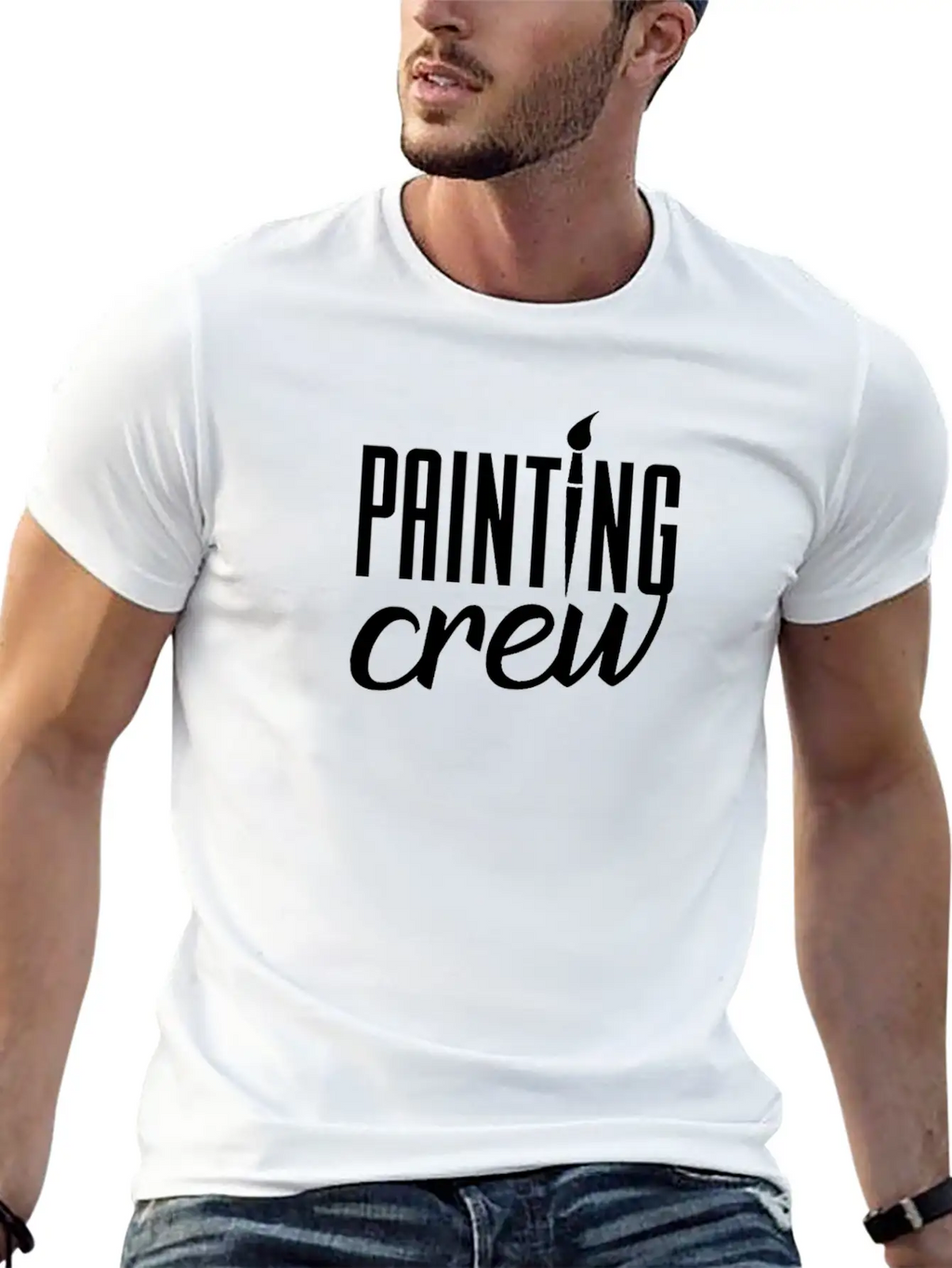 Painting Crew Classic Cotton Tee – Unisex Comfort For Any Season